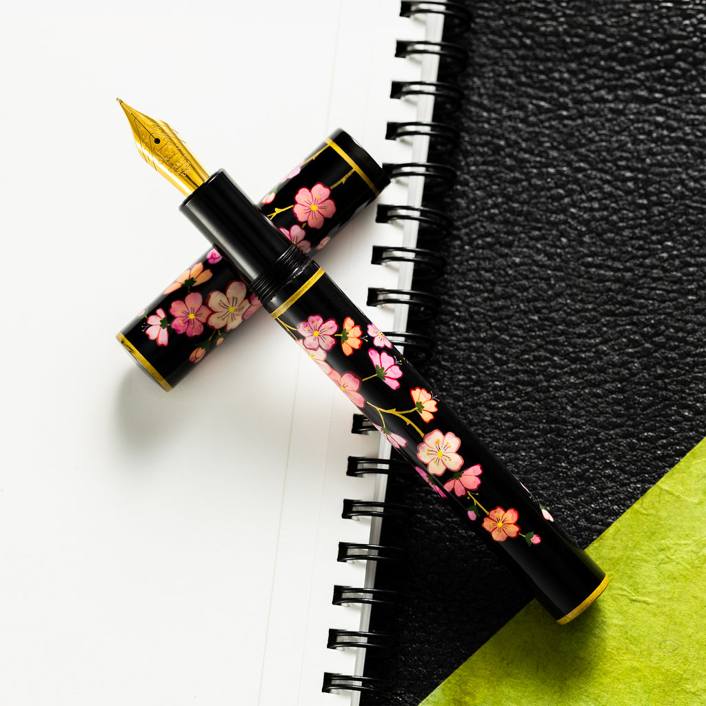 Zek Handpainted Tezhip Art Sakura Fountain Pen - Pen Boutique Ltd