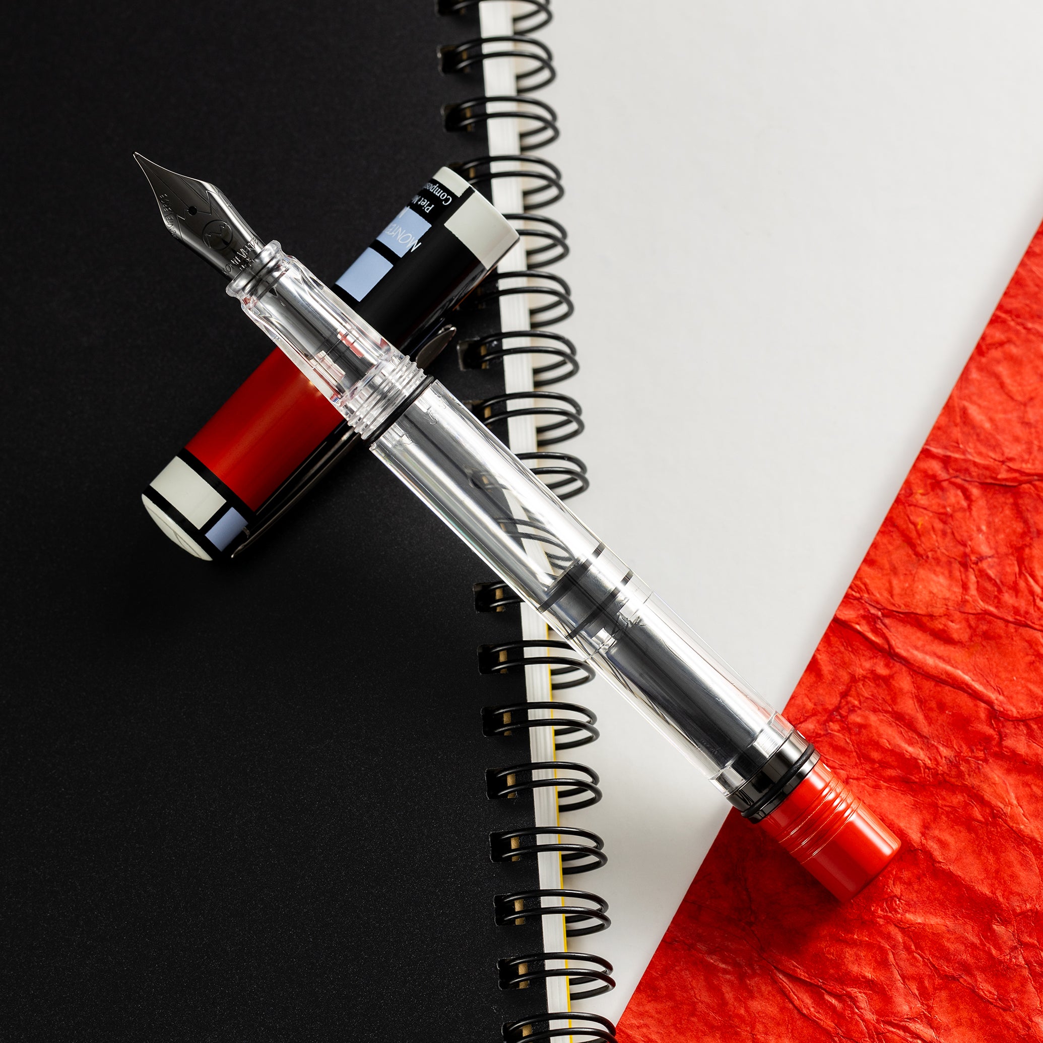 Monteverde MP1 Gift Set - Mondrian (Fountain Pen & Cylinder Pen Holder) - Pen Boutique Ltd