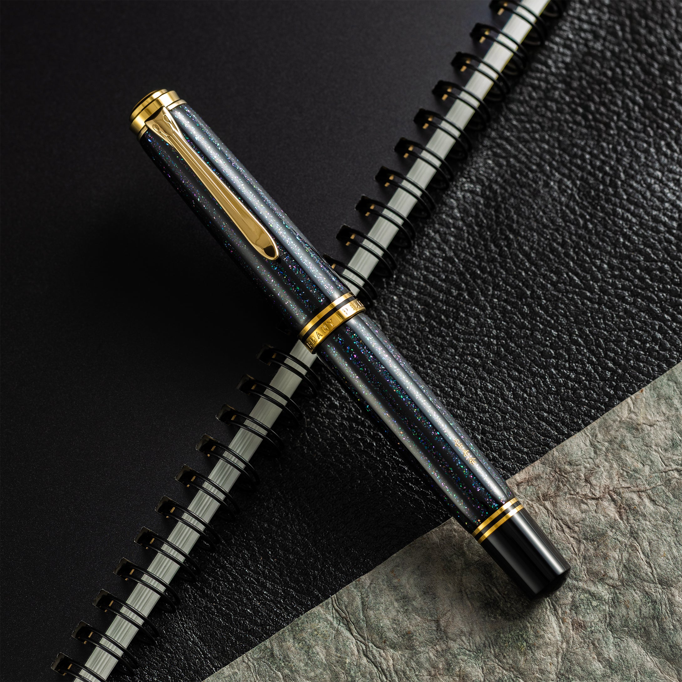 Pelikan Souveran M1000 Fountain Pen - Raden Stardust "Hoshikuzu" - 18k Nib (Limited Edition) - Pen Boutique Ltd