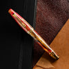Maiora Ultra Ogiva Rollerball Pen - Golden Rule - Gold Trim - Pen Boutique Ltd