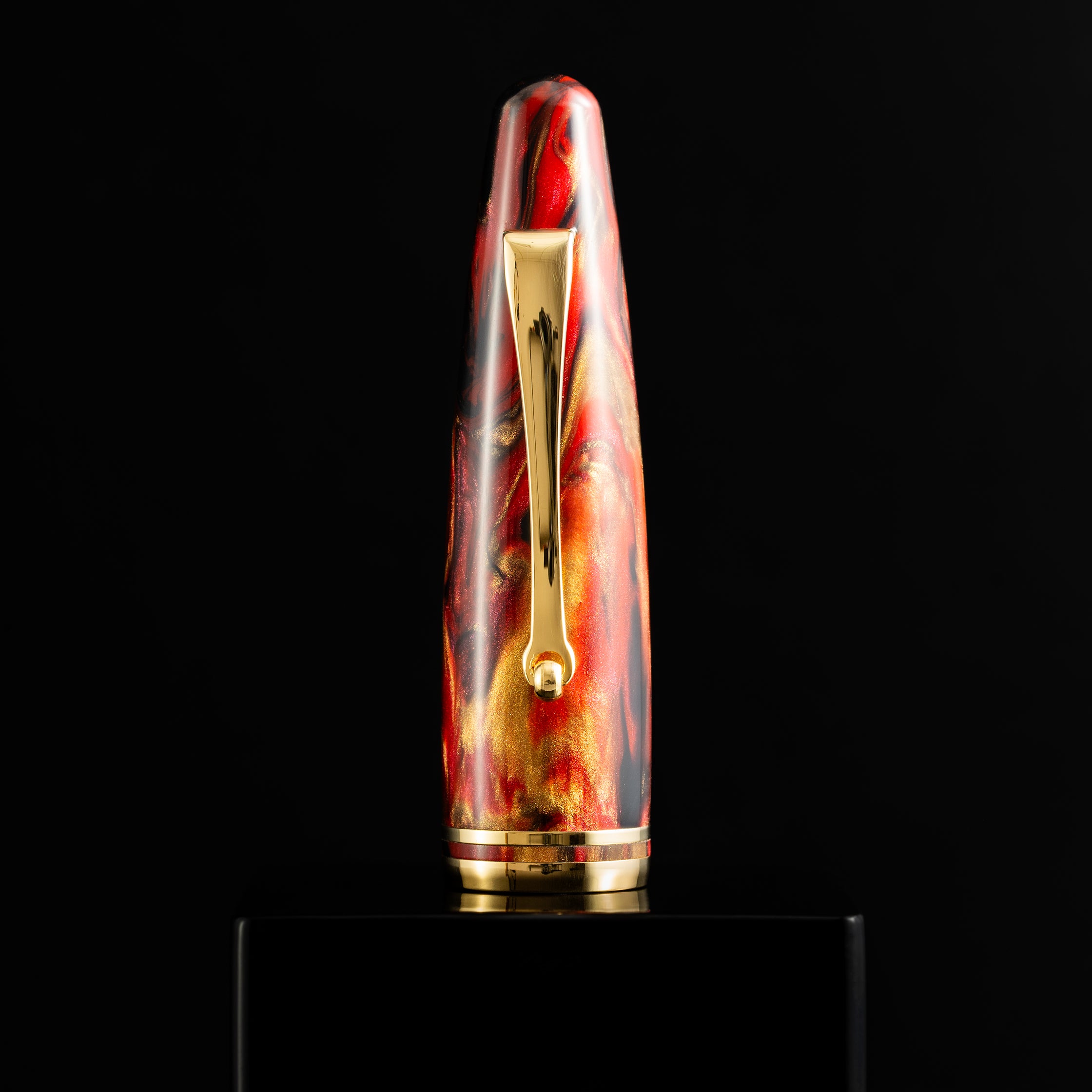 Maiora Ultra Ogiva Rollerball Pen - Golden Rule - Gold Trim - Pen Boutique Ltd