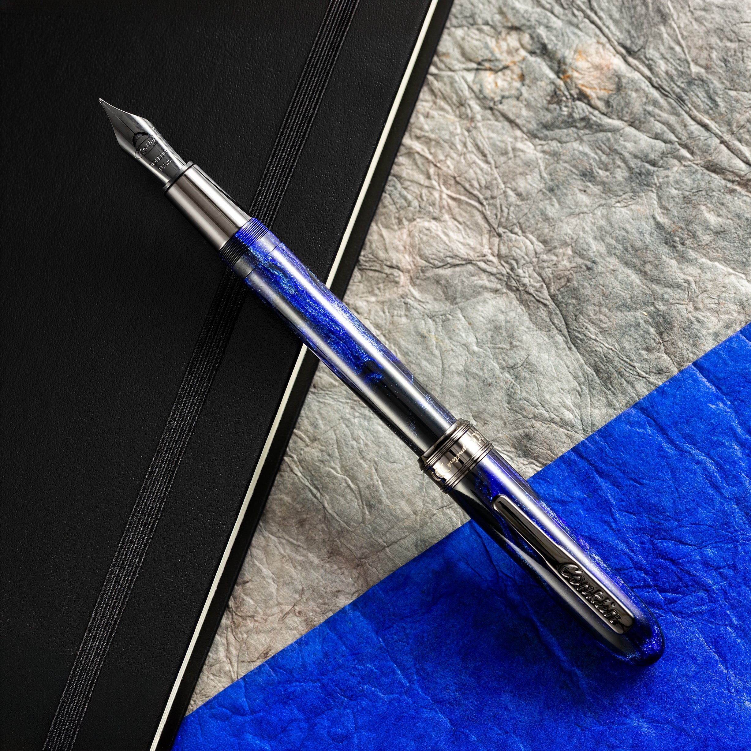 Conklin Symetrik Fountain Pen - Limited Edition - Mystic Soul "Energy" - Gunmetal Trim (Pen Boutique Exclusive)