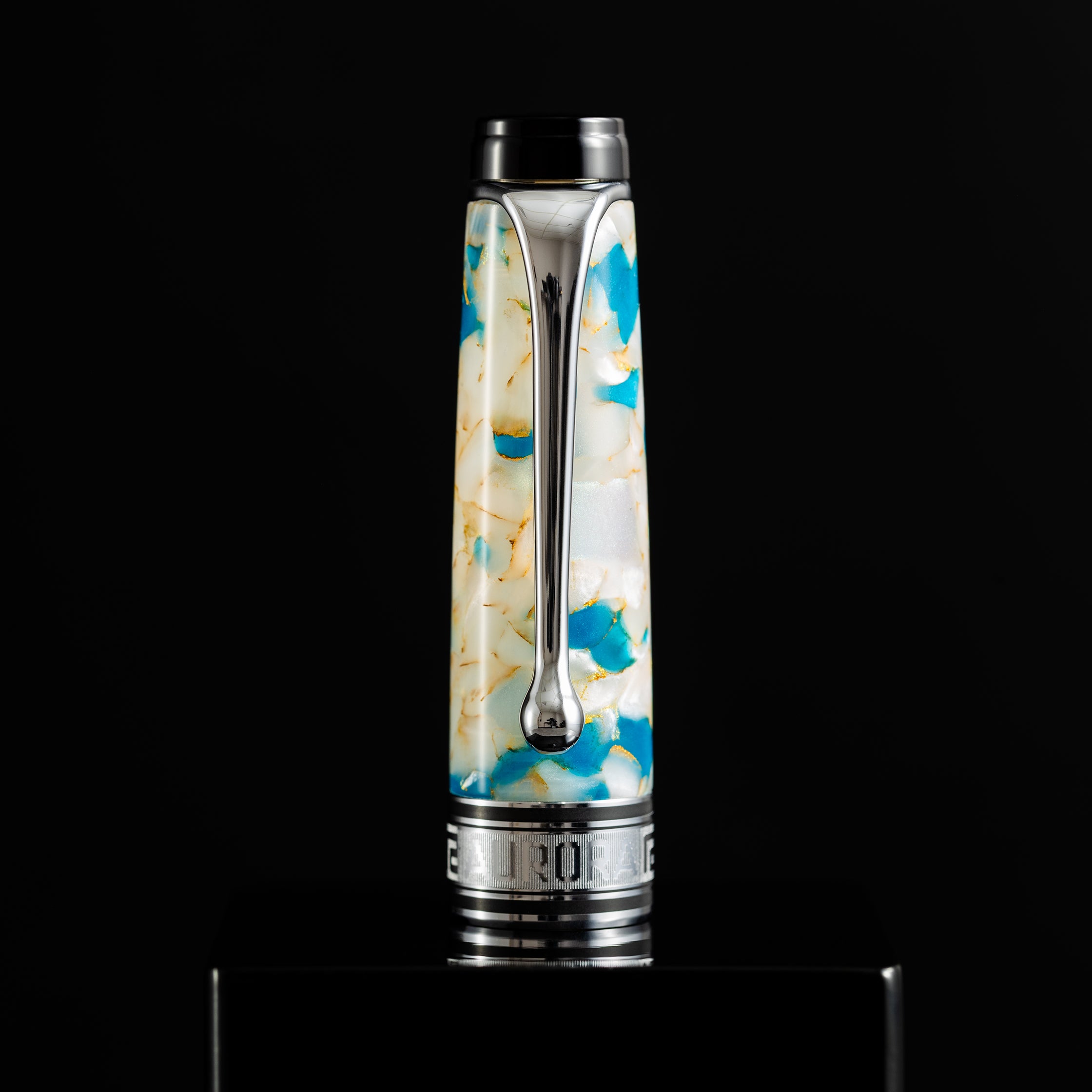 Aurora Optima 365 Pearl & Octane Limited Edition Fountain Pen-Pen Boutique Ltd