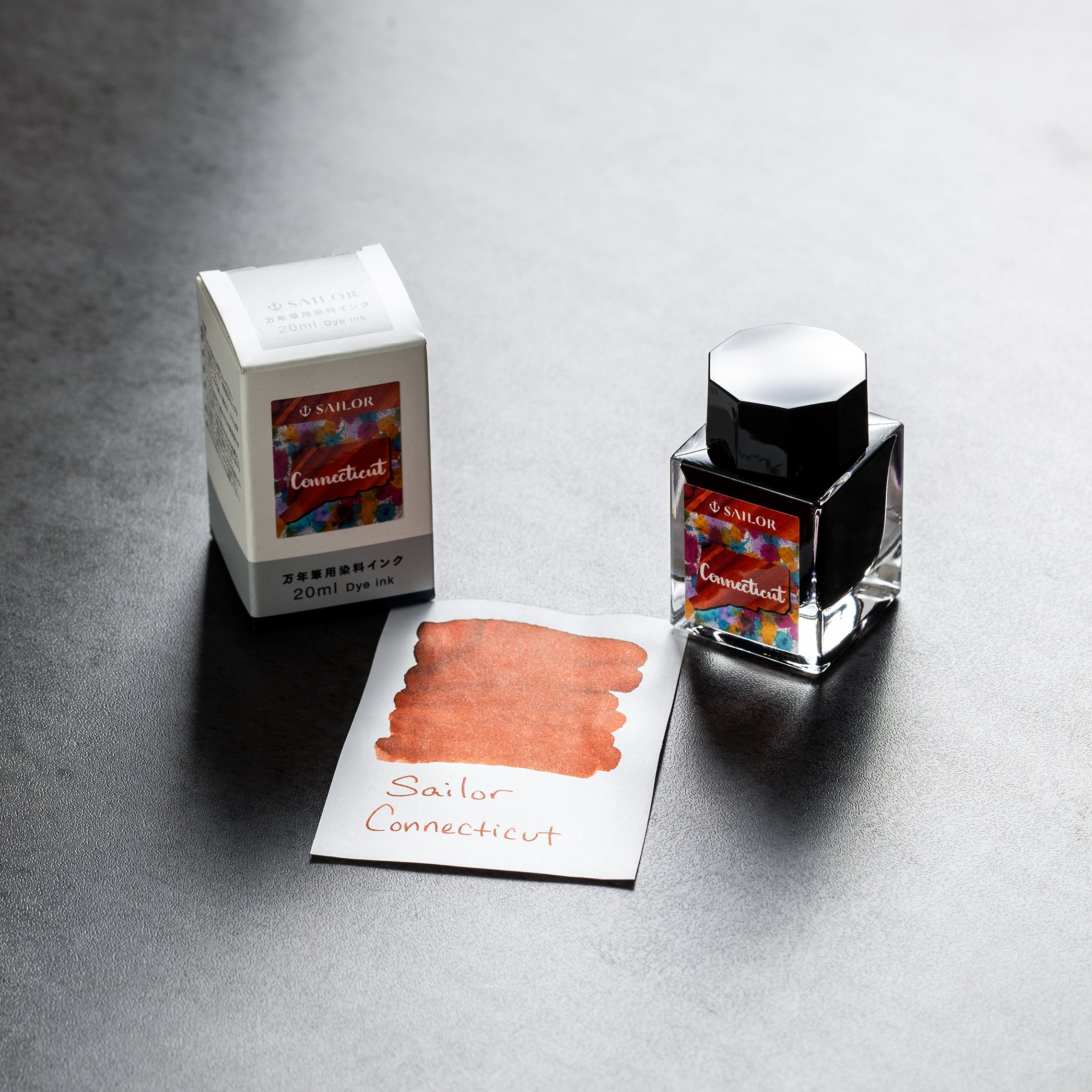 Sailor Bottled Ink - USA State - Connecticut - 20ml (North America Exclusive)-Pen Boutique Ltd