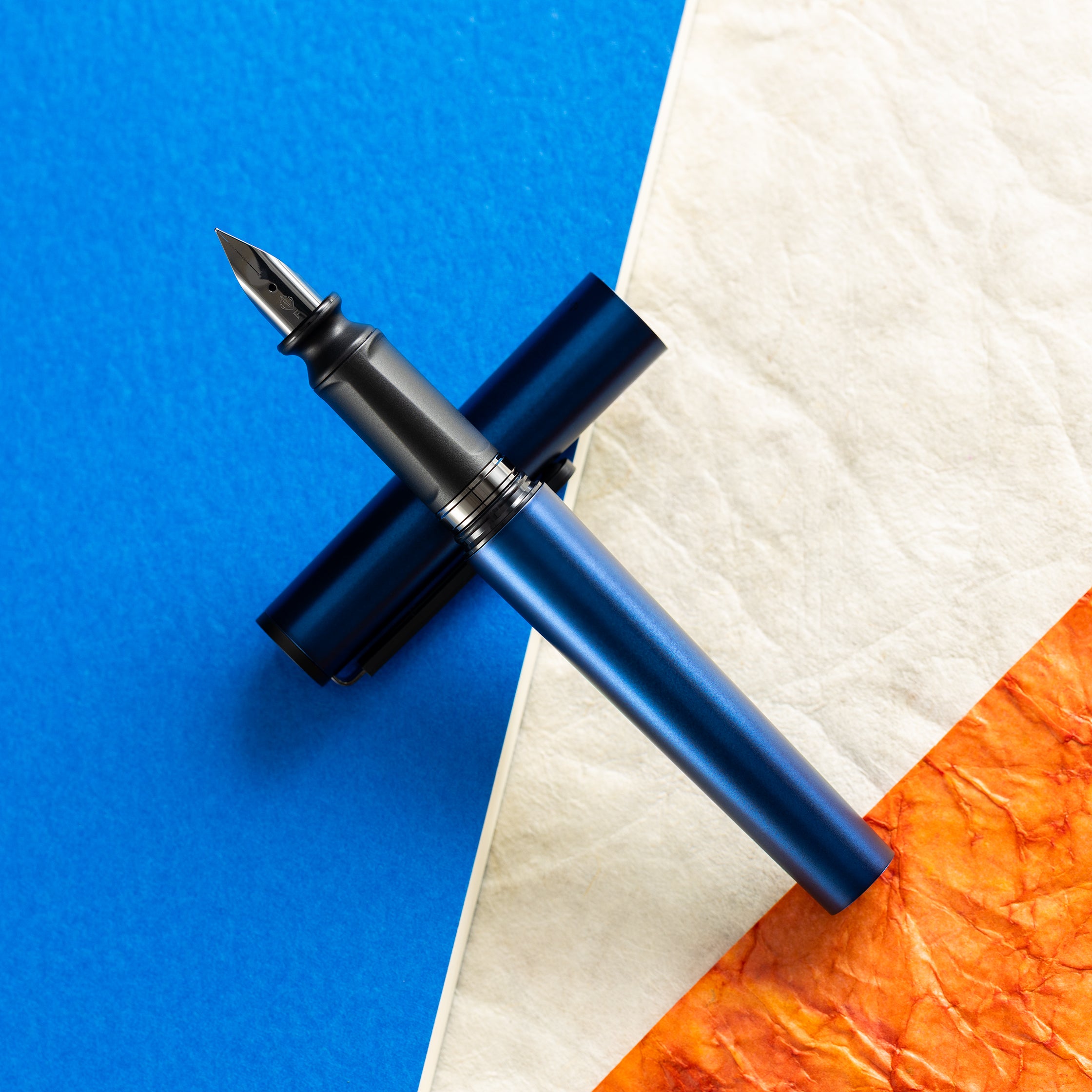 Sailor Tuzu Adjust Forge Fountain Pen - Metallic Blue-Pen Boutique Ltd