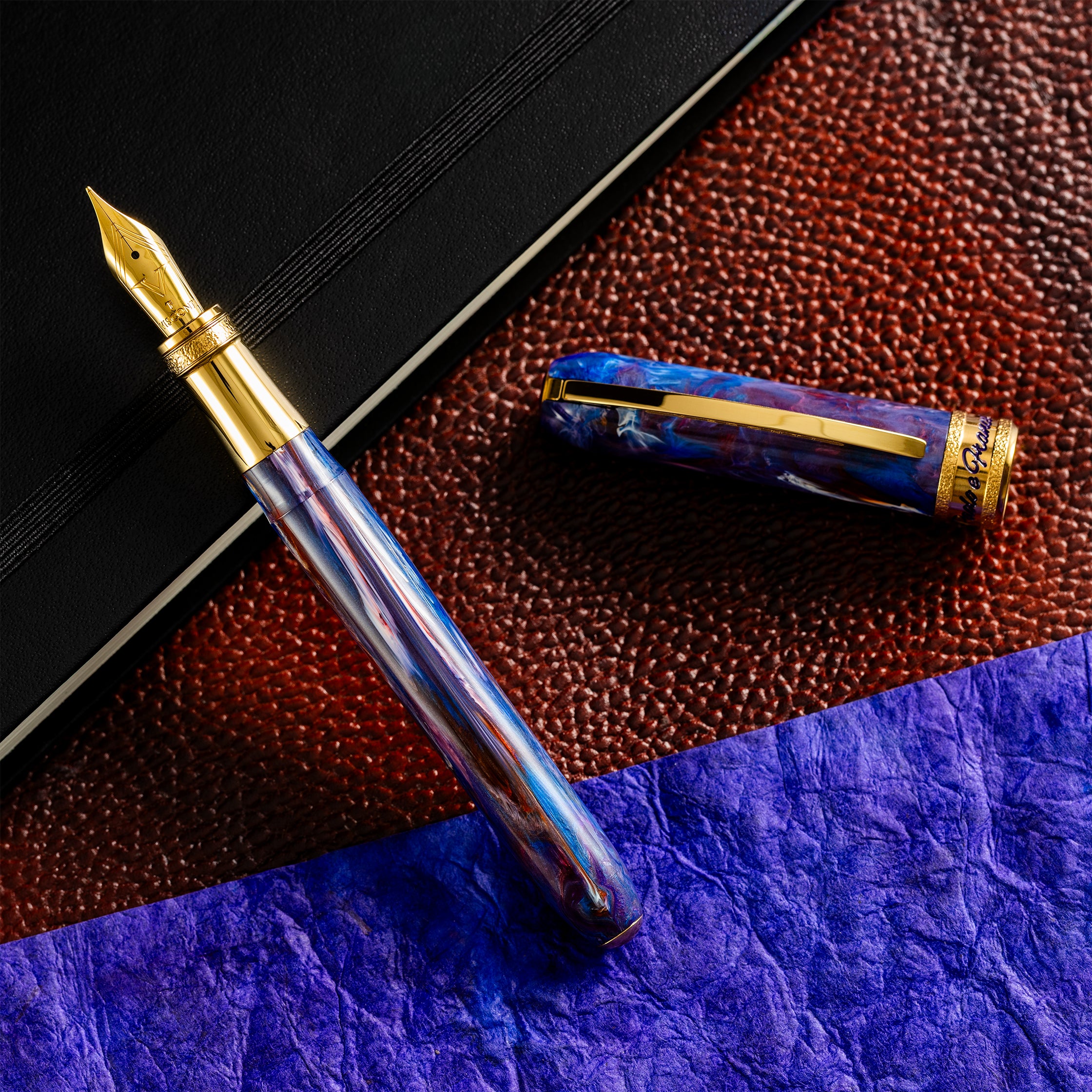 Visconti Comedia Fountain Pen - Paolo & Francesca (Limited Edition)-Pen Boutique Ltd