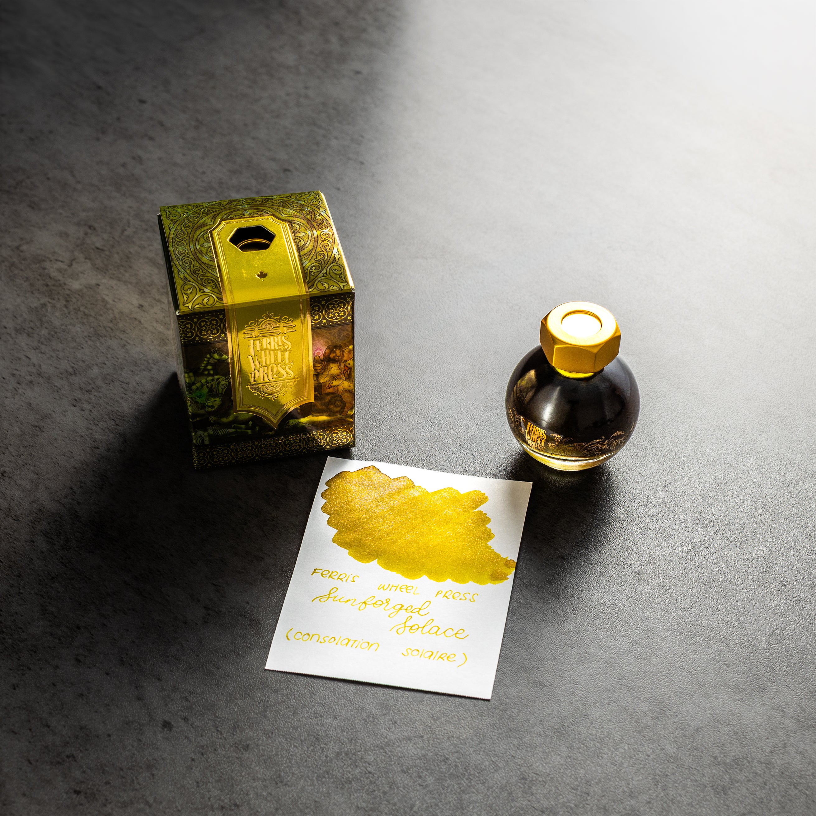 Ferris Wheel Press FerriTales The Book of Knights Ink Bottle - Sunforged Solace - 20ml