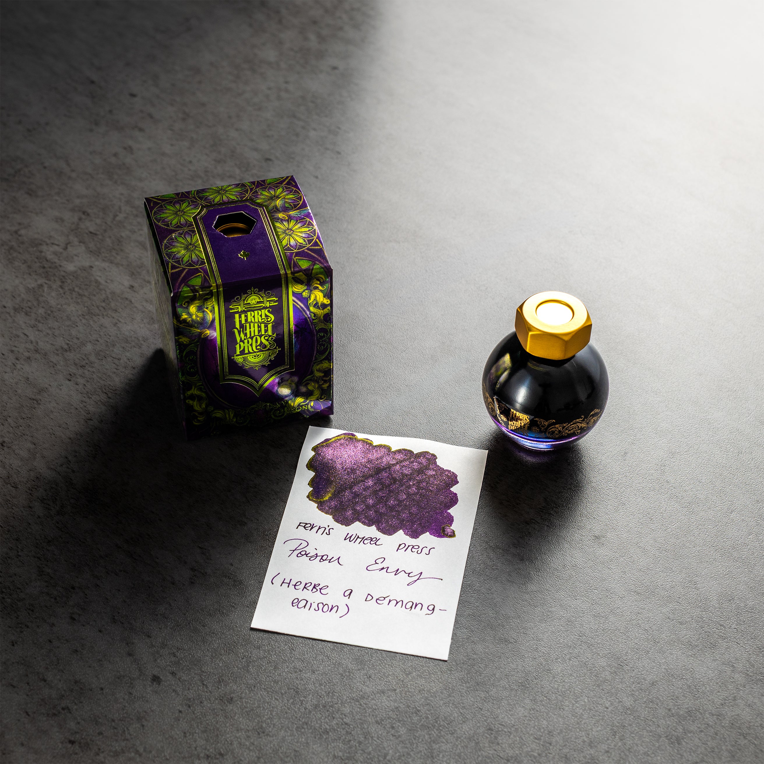 Ferris Wheel Press FerriTales Ink Bottle - Once Upon a Time | Poison Envy - 20ml