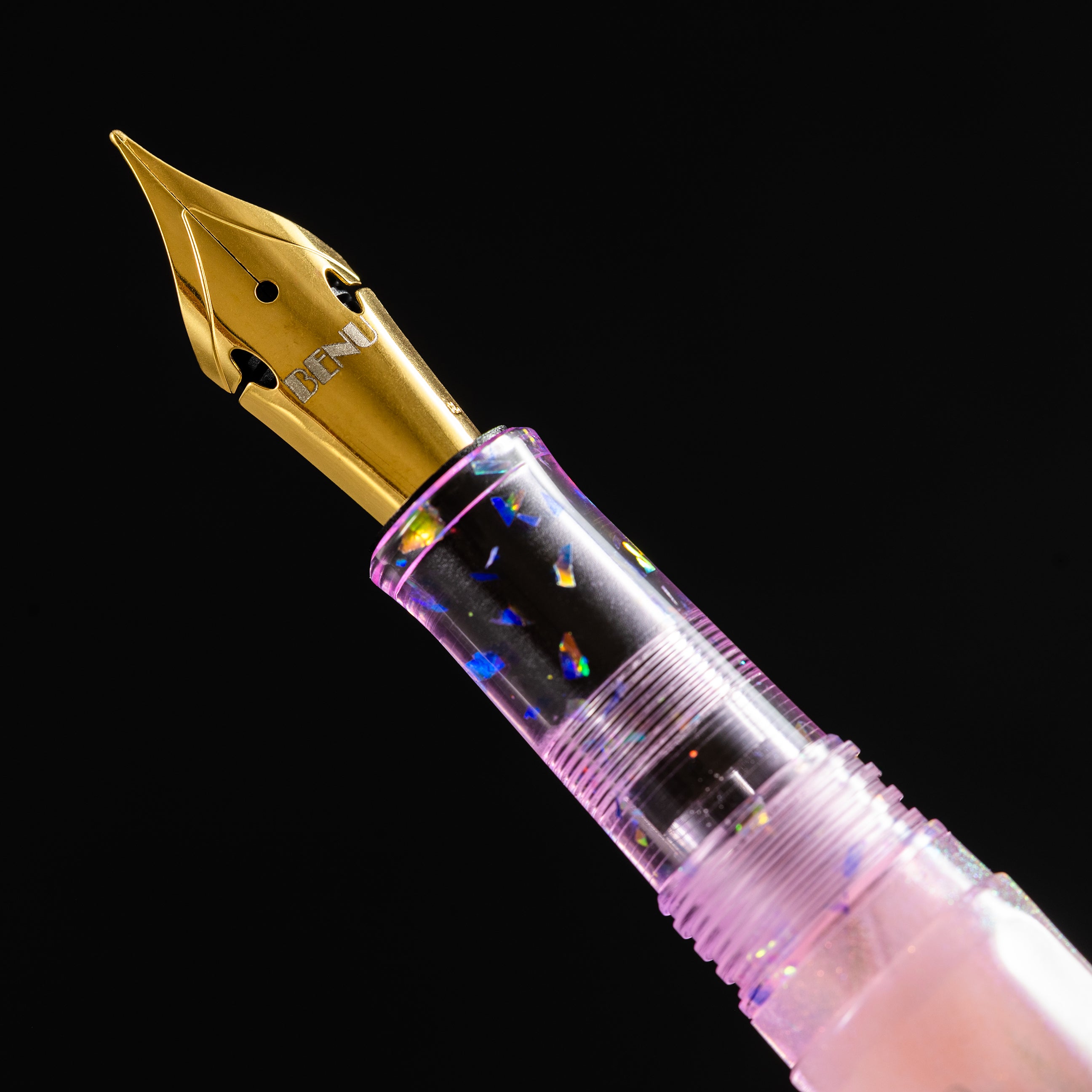 Benu Talisman Fountain Pen - Pink Opal-Pen Boutique Ltd