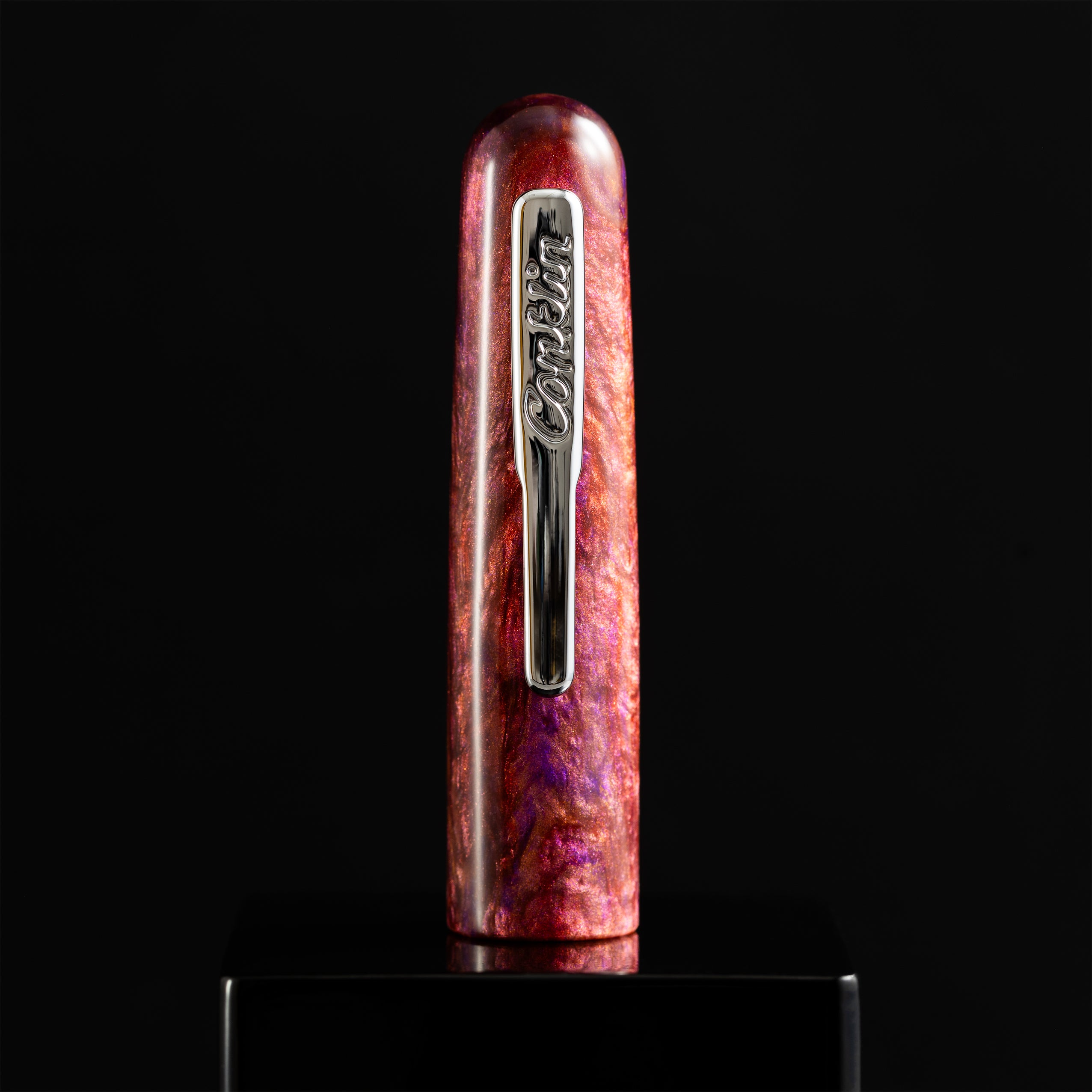 Conklin Streamline Rollerball Pen - Glossy Sunset Medley - Chrome Trim (Limited Edition) - Pen Boutique Ltd