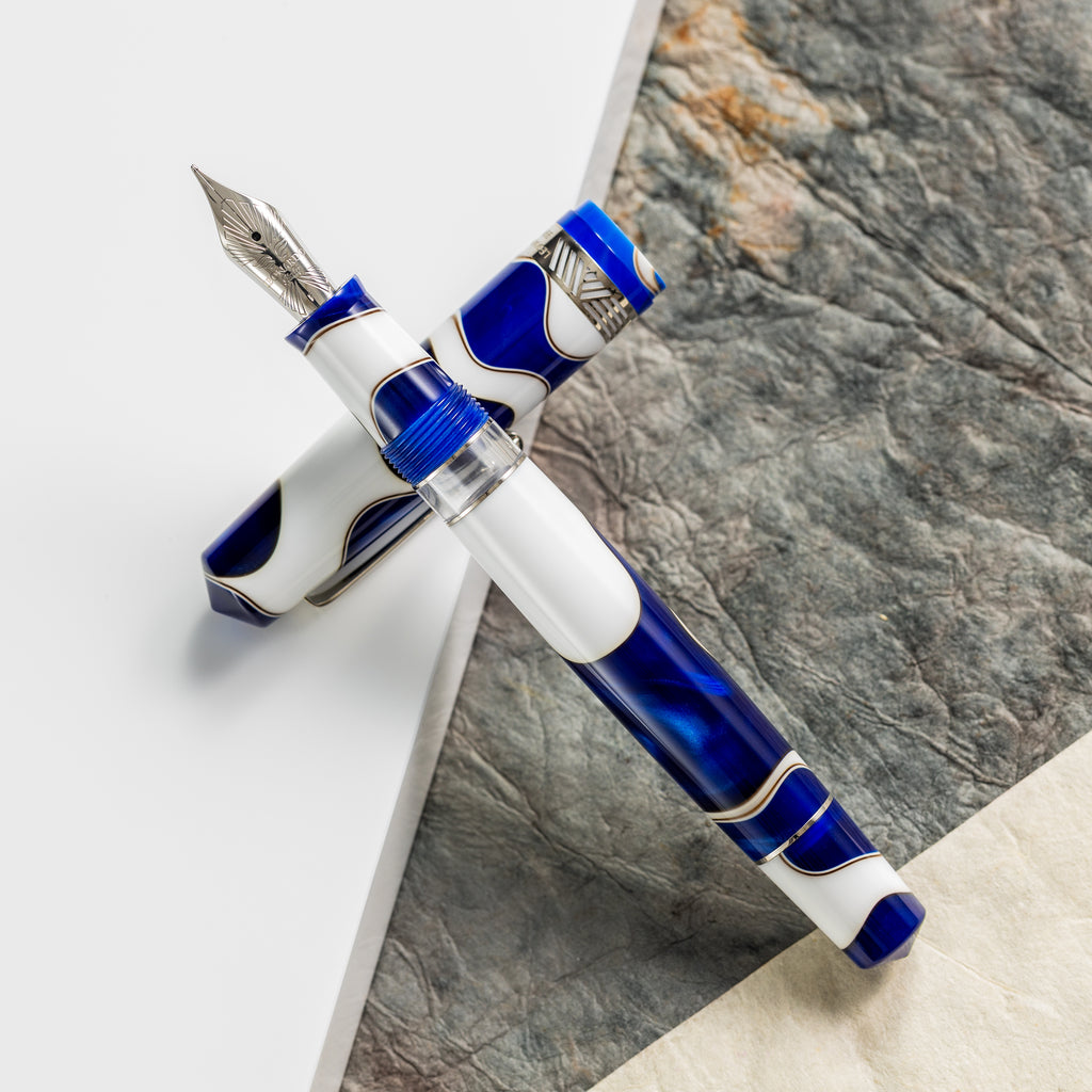 Leonardo Momento Magico Fountain Pen - Onda Blue - Pen Boutique Ltd