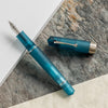 Leonardo Momento Zero Fountain Pen - Pura Frosted Petrol - Pen Boutique Ltd
