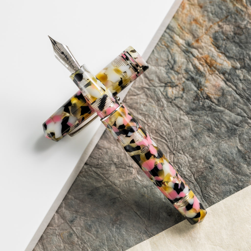 Leonardo Momento Zero Fountain Pen - Corricella - Silver Trim - Pen Boutique Ltd