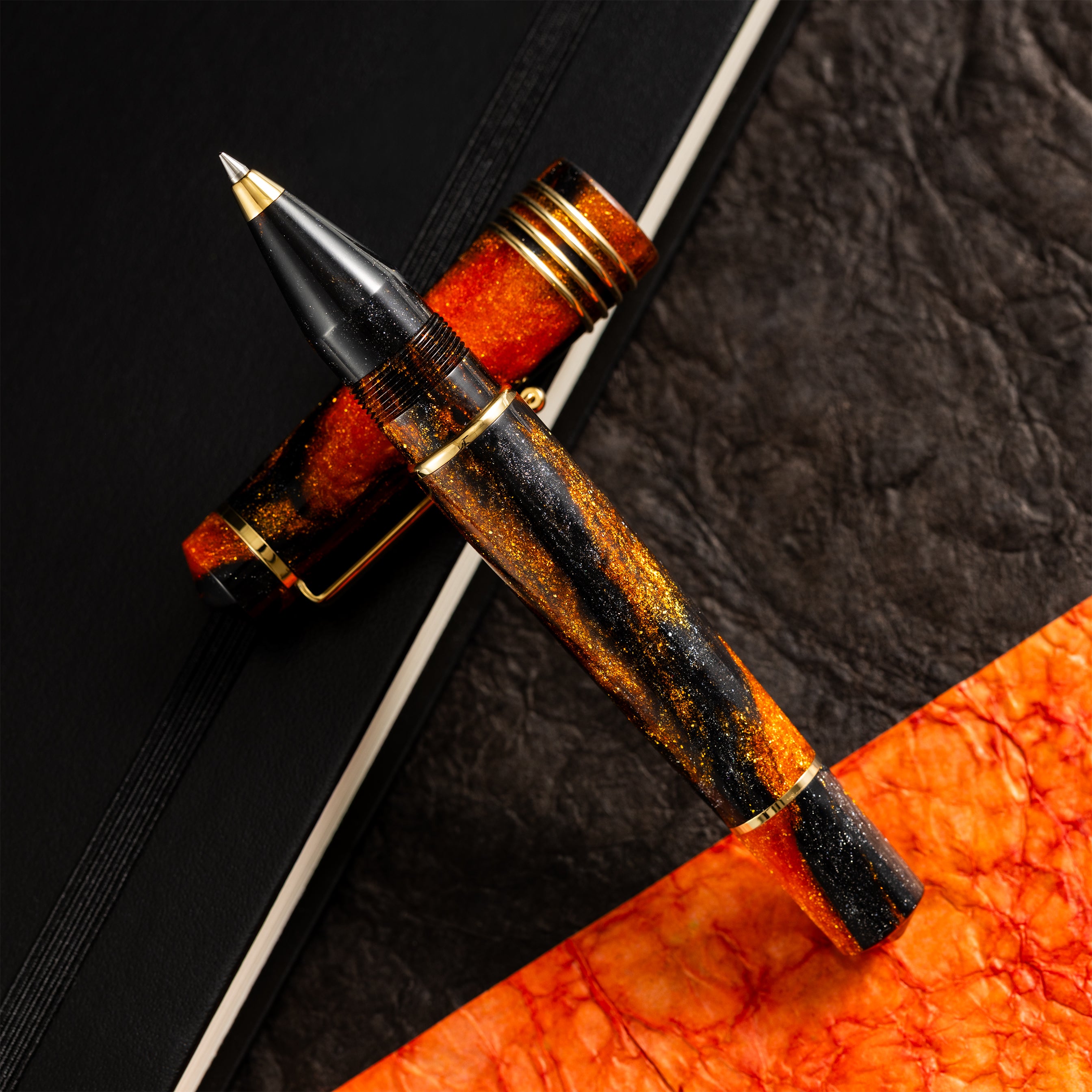 Delta DV Original Rollerball Pen - Glow Up Oro - Pen Boutique Ltd