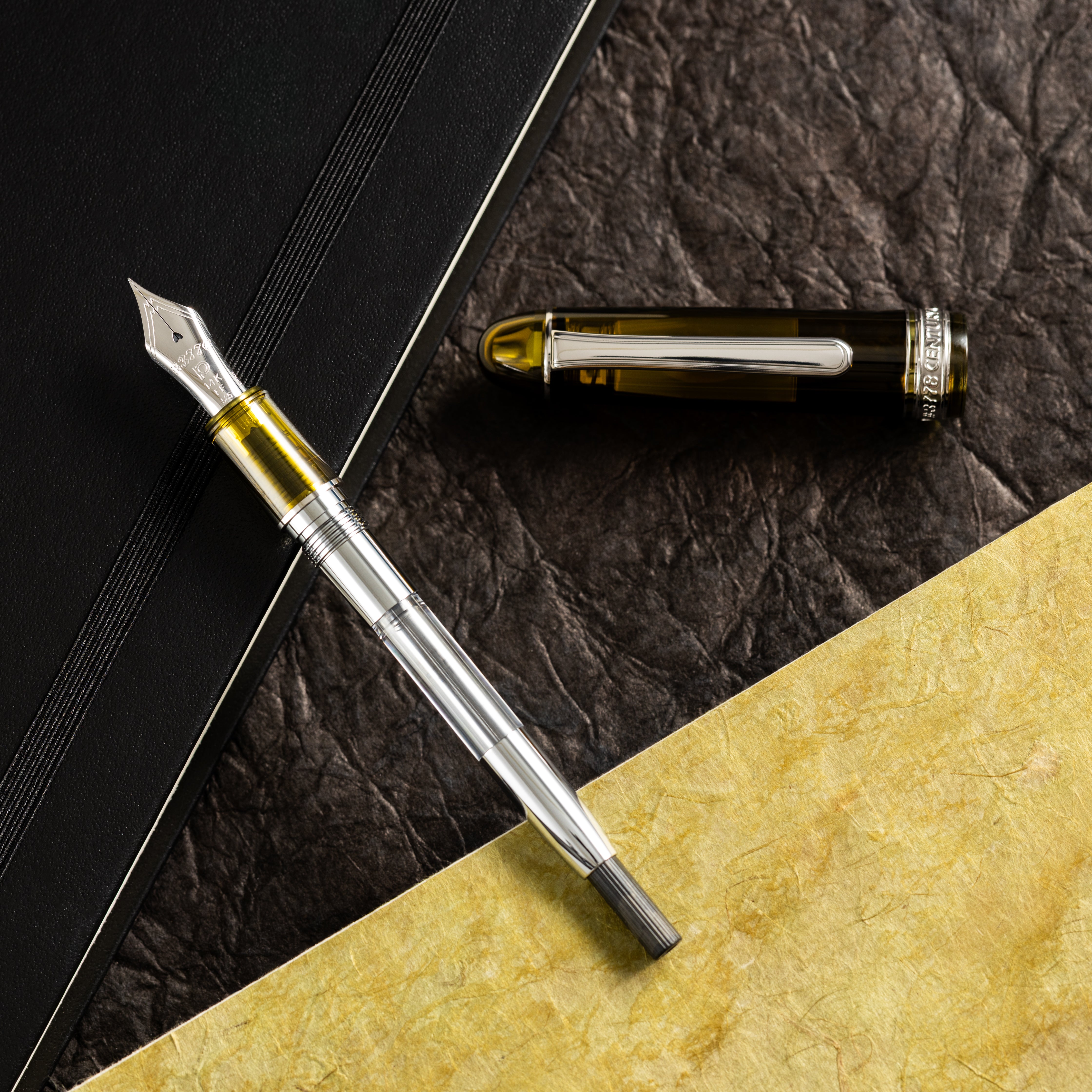 Platinum 3776 Century Fuji Unkei Fountain Pen - Unkai (Limited Edition) - Pen Boutique Ltd