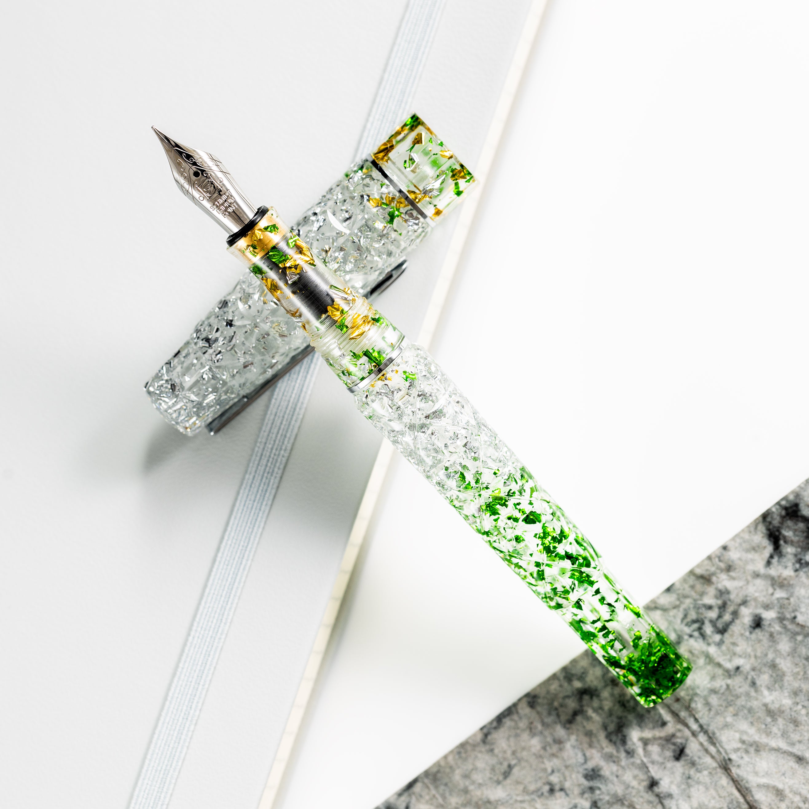 Benu Cocktail Hour Fountain Pen - Mojito-Pen Boutique Ltd