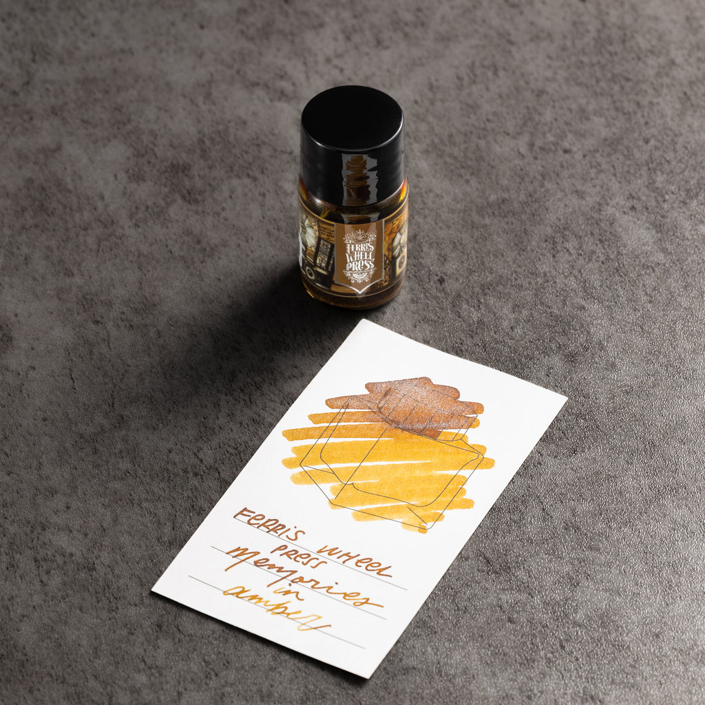 Ferris Wheel Press Ink Bottle - Memories in Amber - 10ml - Pen Boutique Ltd