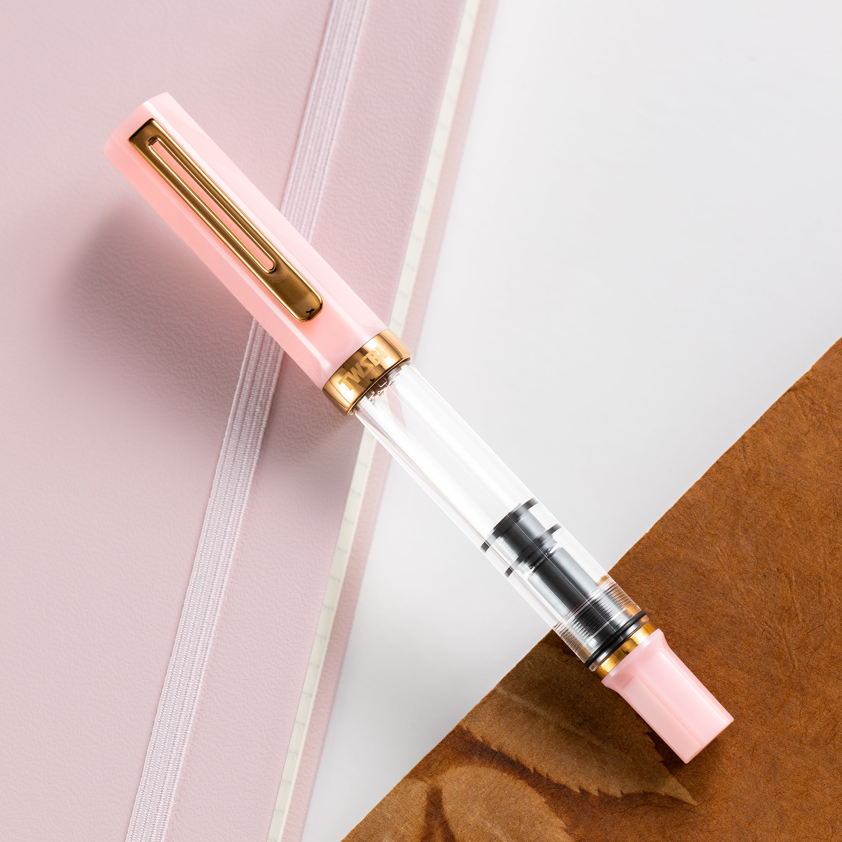 TWSBI ECO Fountain Pen - Pink Lemonade - Bronze Trim - Pen Boutique Ltd