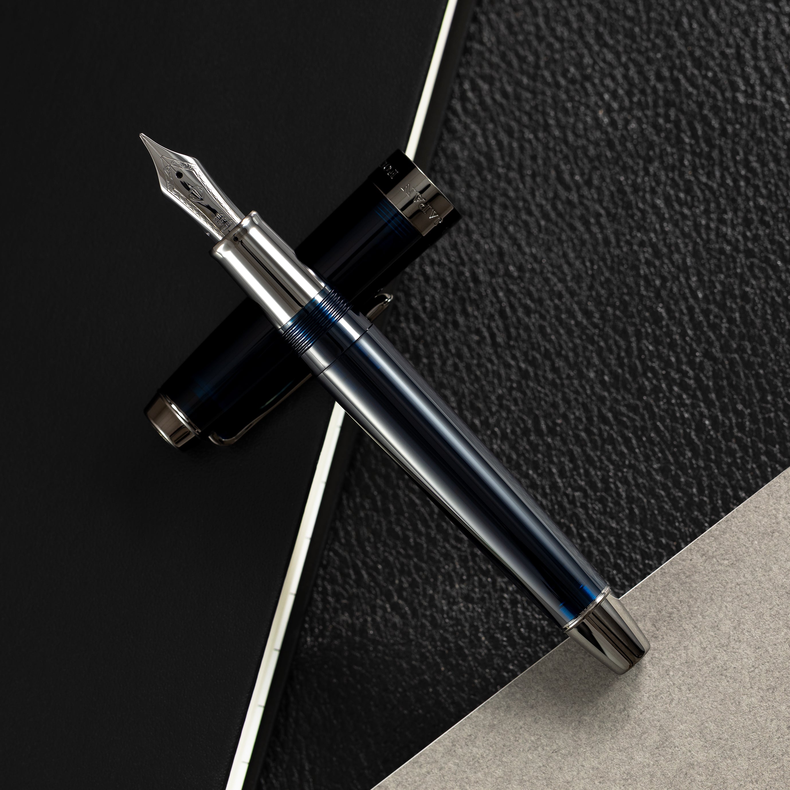 Sailor Professional Gear Anchor Fountain Pen - Blue Dawn - Black IP Trim - Pen Boutique Ltd