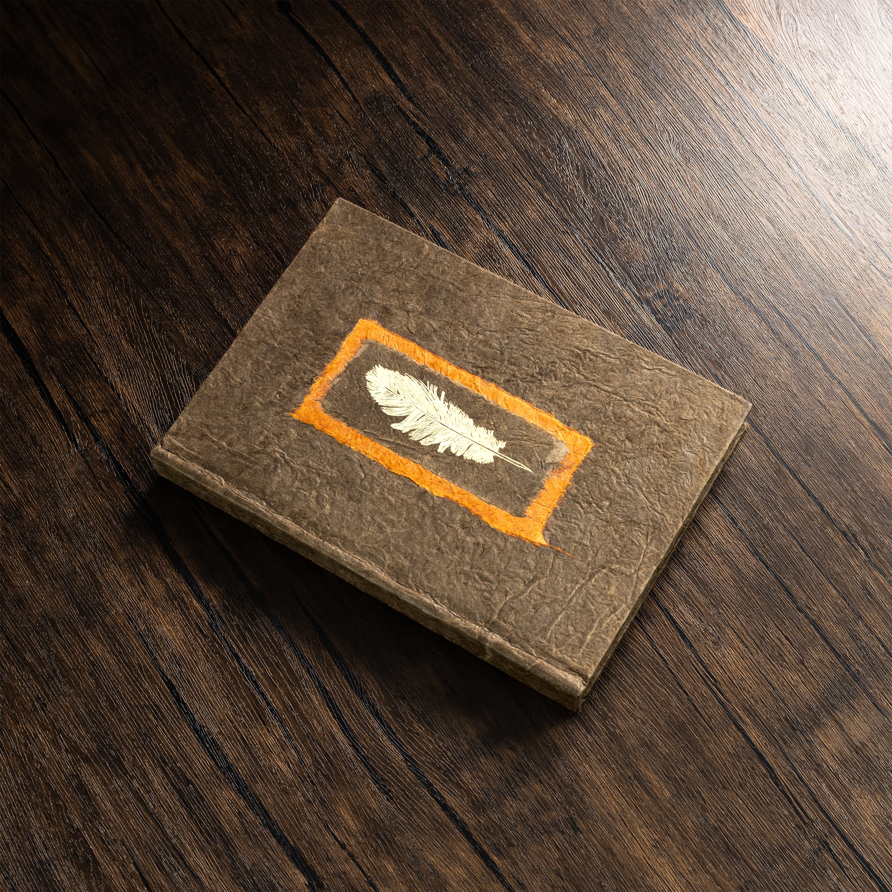 Monk Paper Hard Cover Journal - Walnut-Pen Boutique Ltd