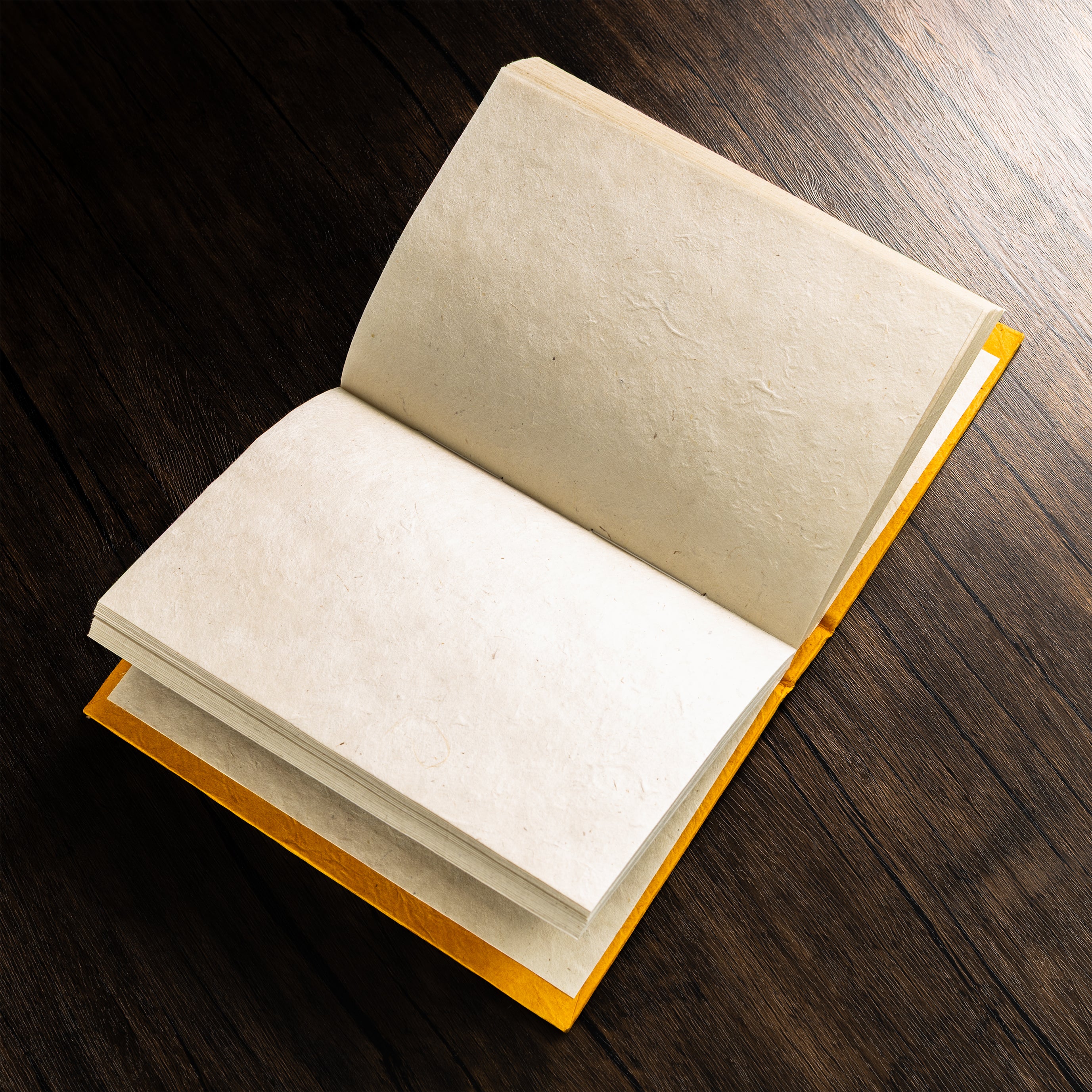 Monk Paper Hard Cover Journal - Saffron-Pen Boutique Ltd