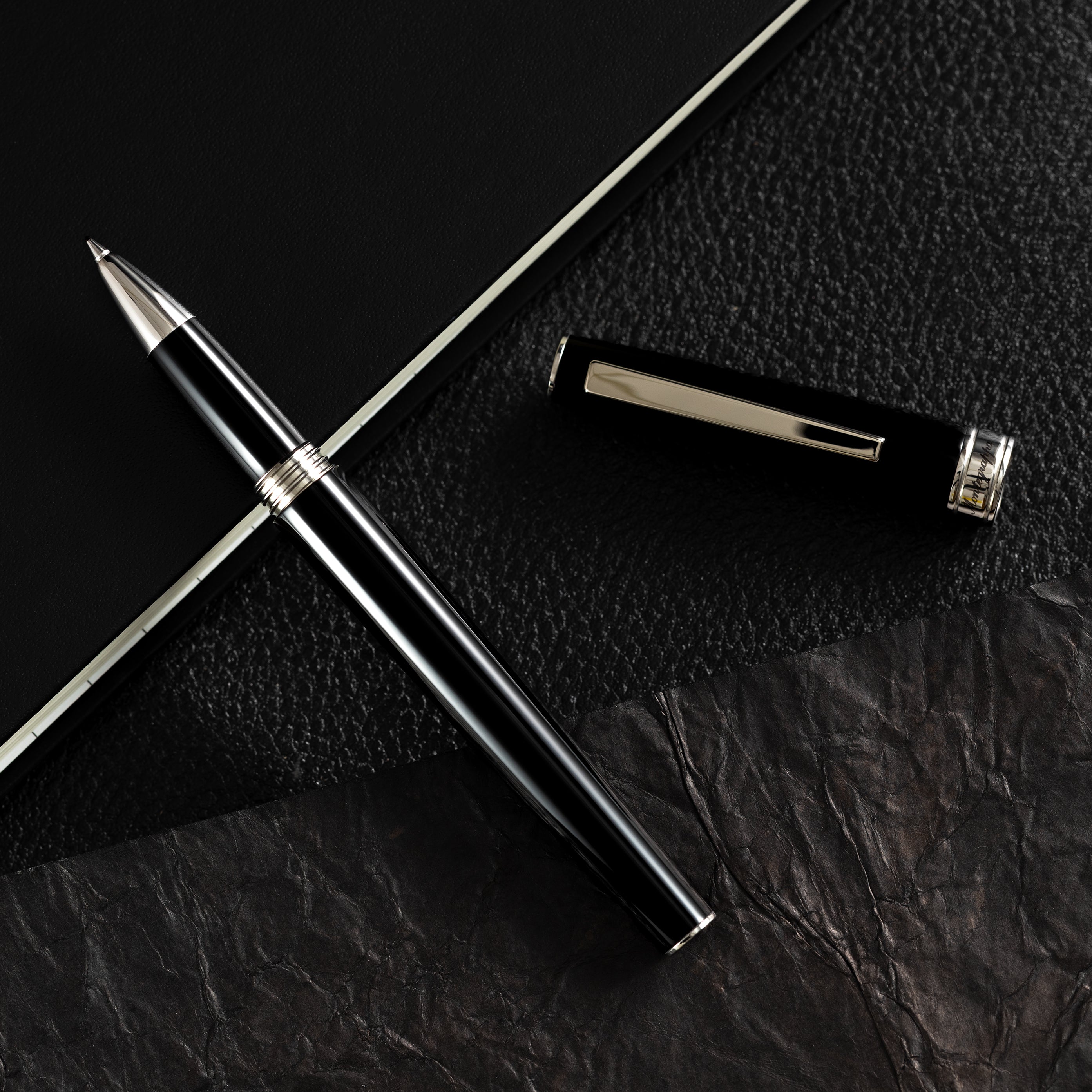 Montegrappa Armonia Rollerball Pen - Black - Pen Boutique Ltd