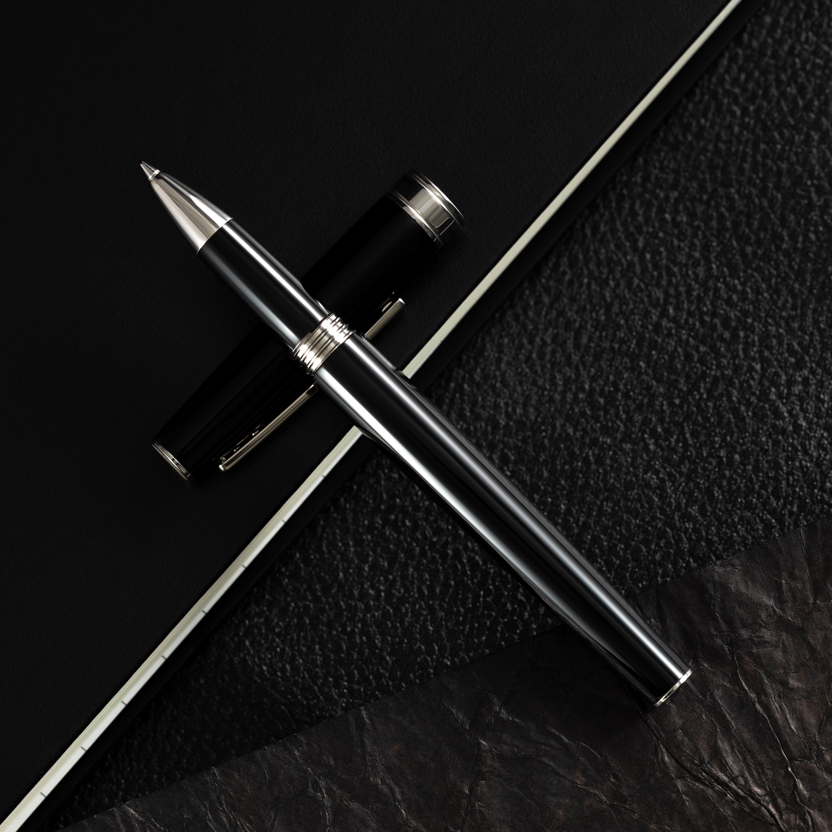Montegrappa Armonia Rollerball Pen - Black - Pen Boutique Ltd