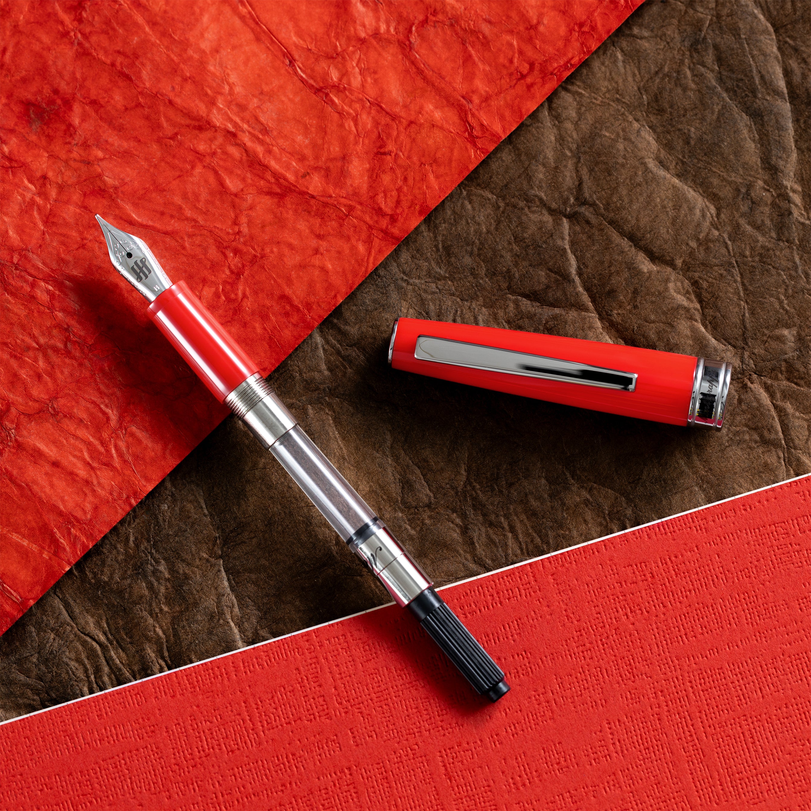Montegrappa Armonia Fountain Pen - Scarlet - Pen Boutique Ltd
