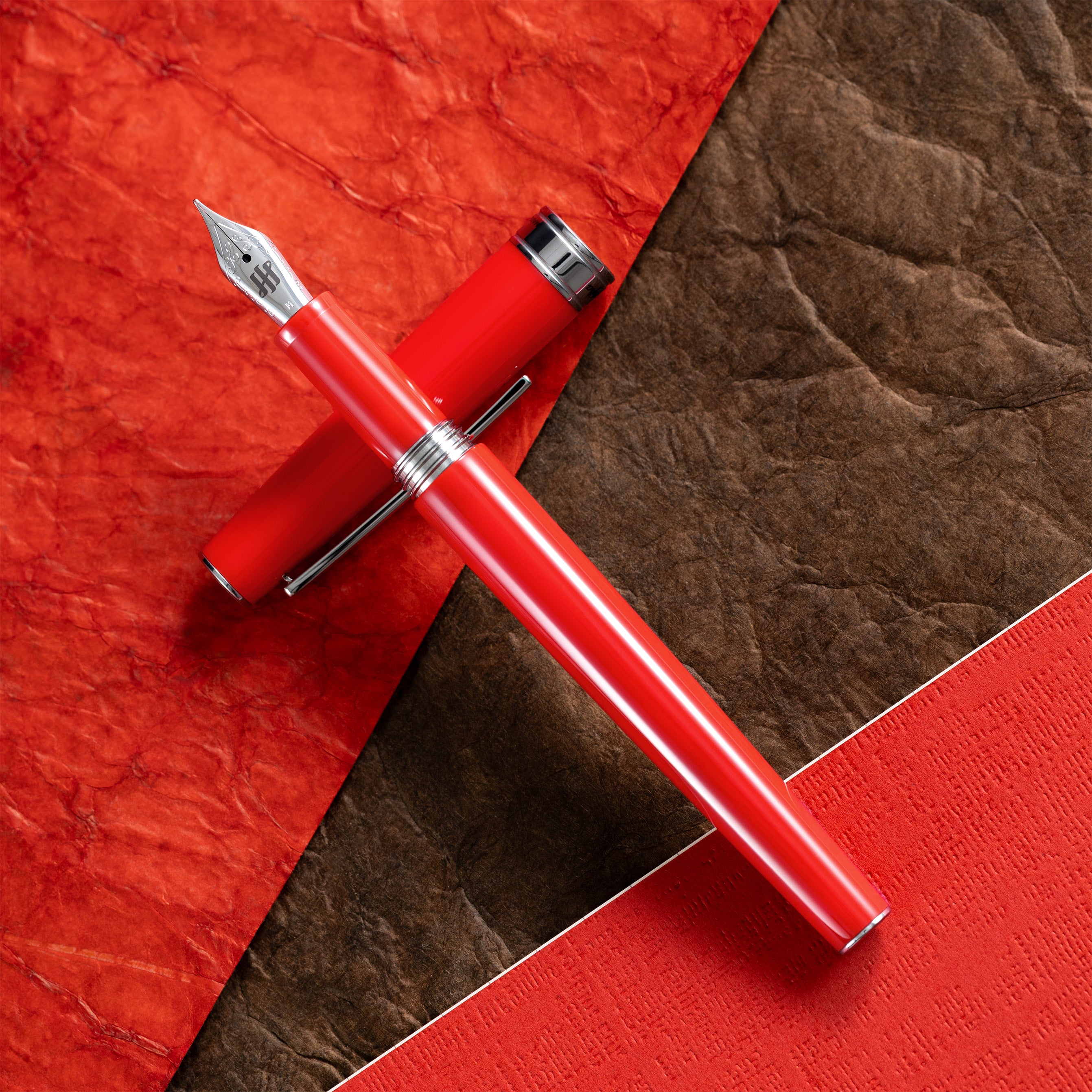 Montegrappa Armonia Fountain Pen - Scarlet - Pen Boutique Ltd