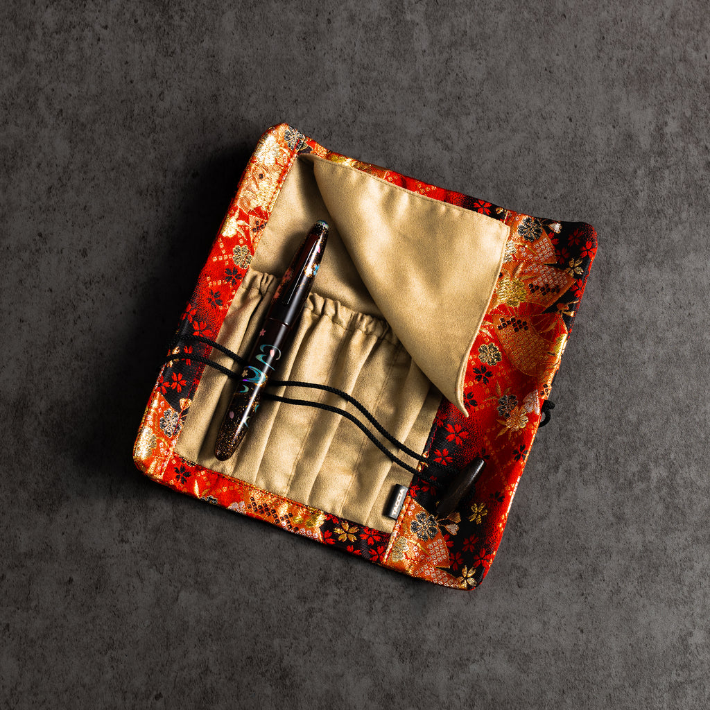 Taccia Kimono Pen Roll - Sakura Festival - 4 Slot-Pen Boutique Ltd
