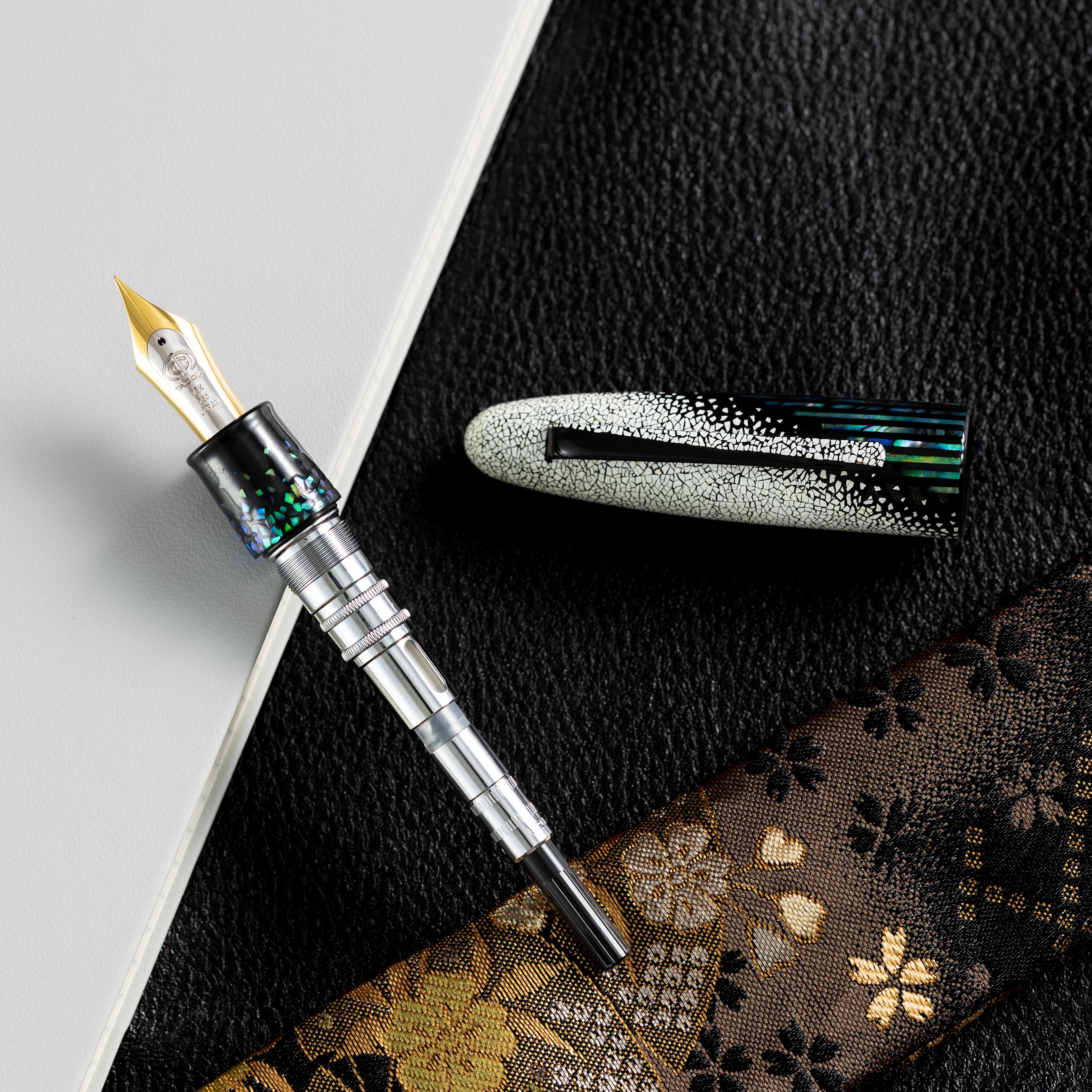 Taccia Empress Fountain Pen - Winter's Breath - King of Pen Nib - LImited Edition. - Pen Boutique Ltd