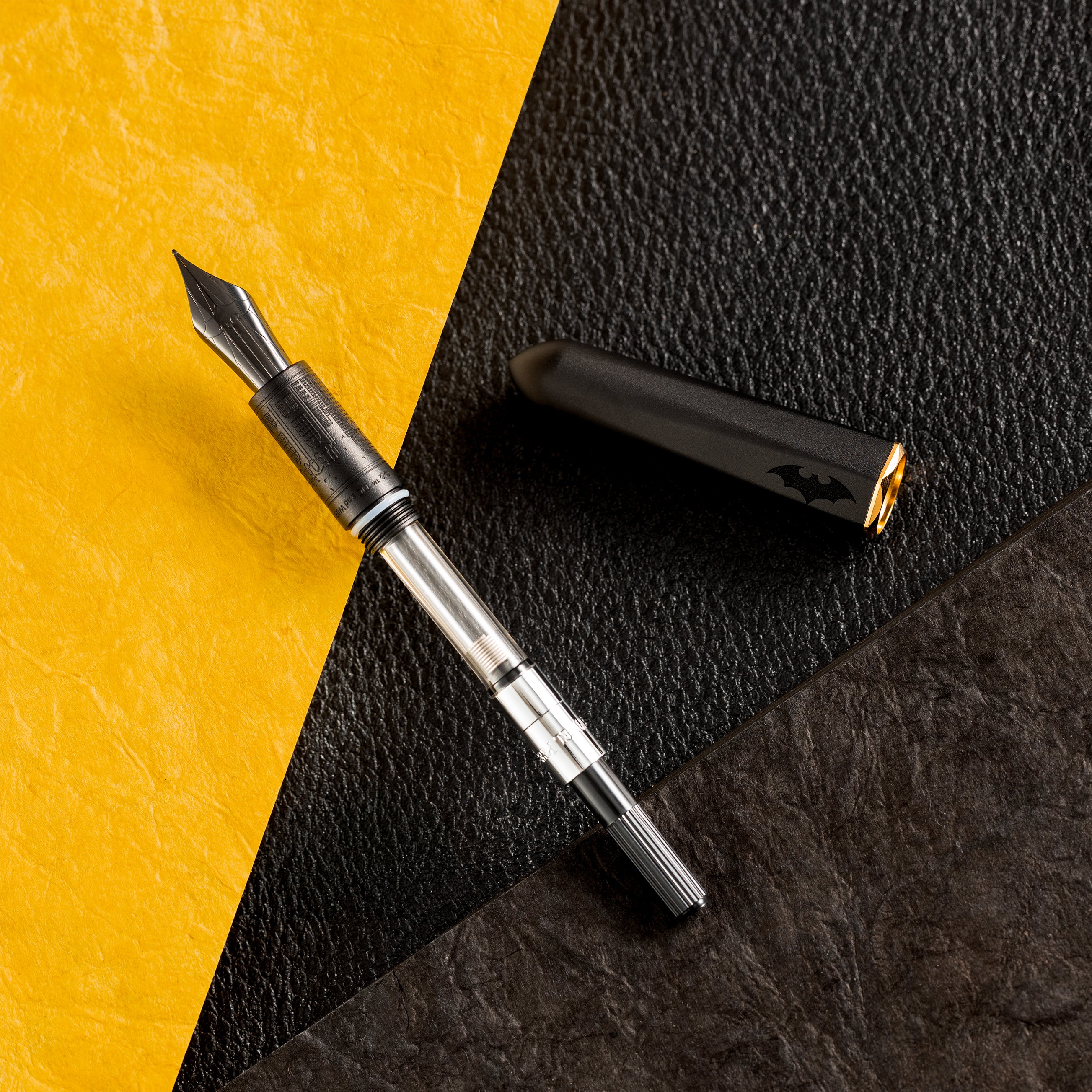 Ferris Wheel Press x Batman Marquise Fountain Pen & 38ml Ink Set - Shadows Over Gotham - Pen Boutique Ltd