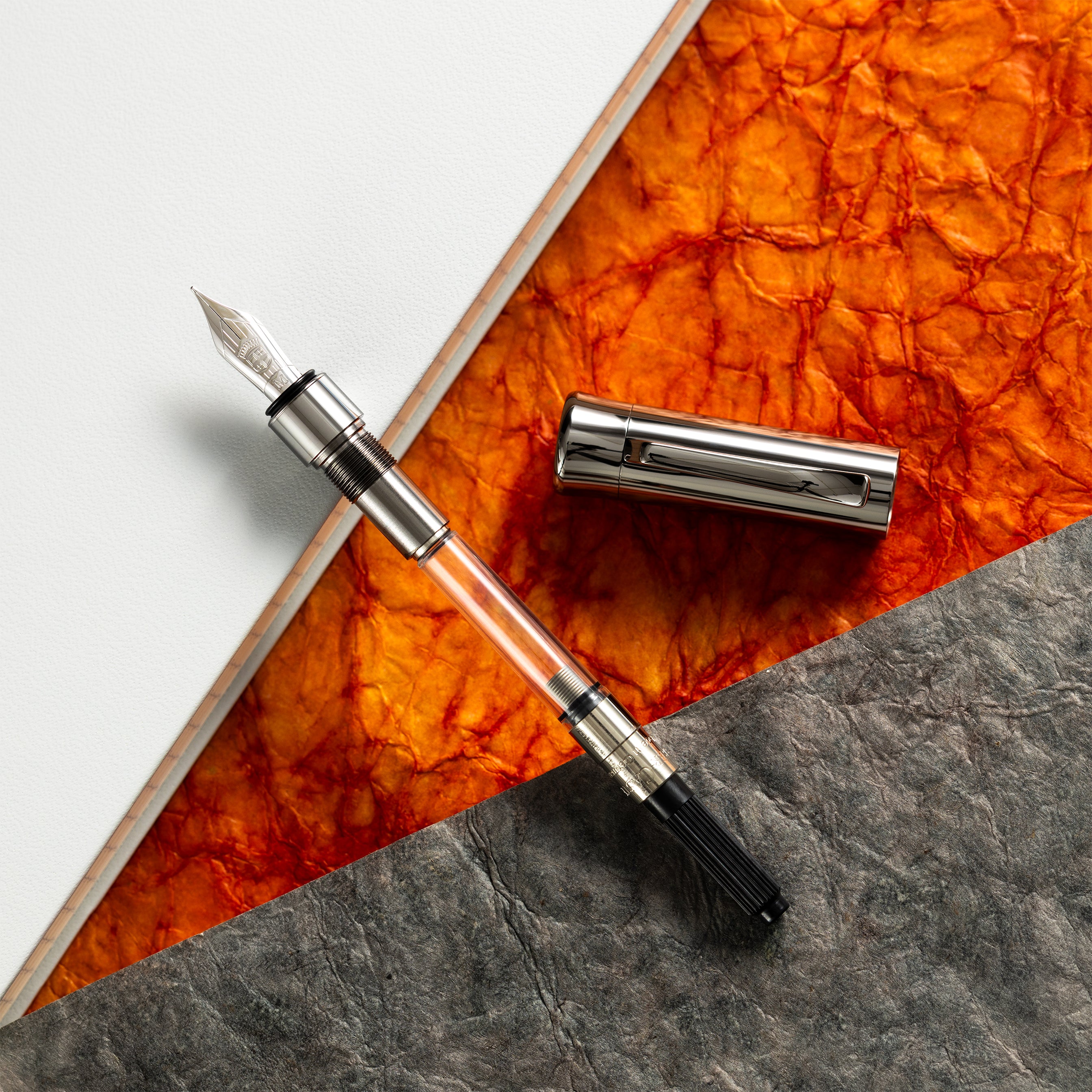 Graf Von Faber-Castell Tamitio Fountain Pen - Stone Grey - Pen Boutique Ltd