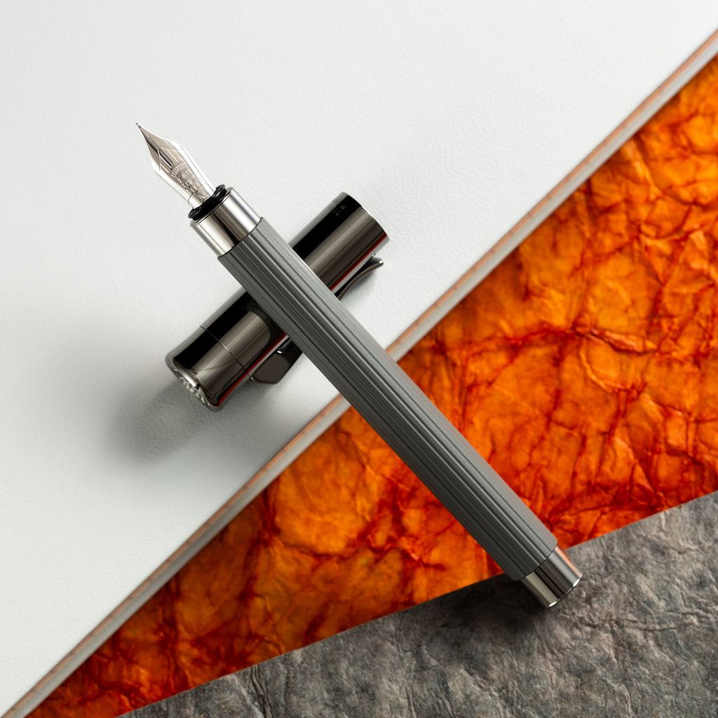 Graf Von Faber-Castell Tamitio Fountain Pen - Stone Grey - Pen Boutique Ltd