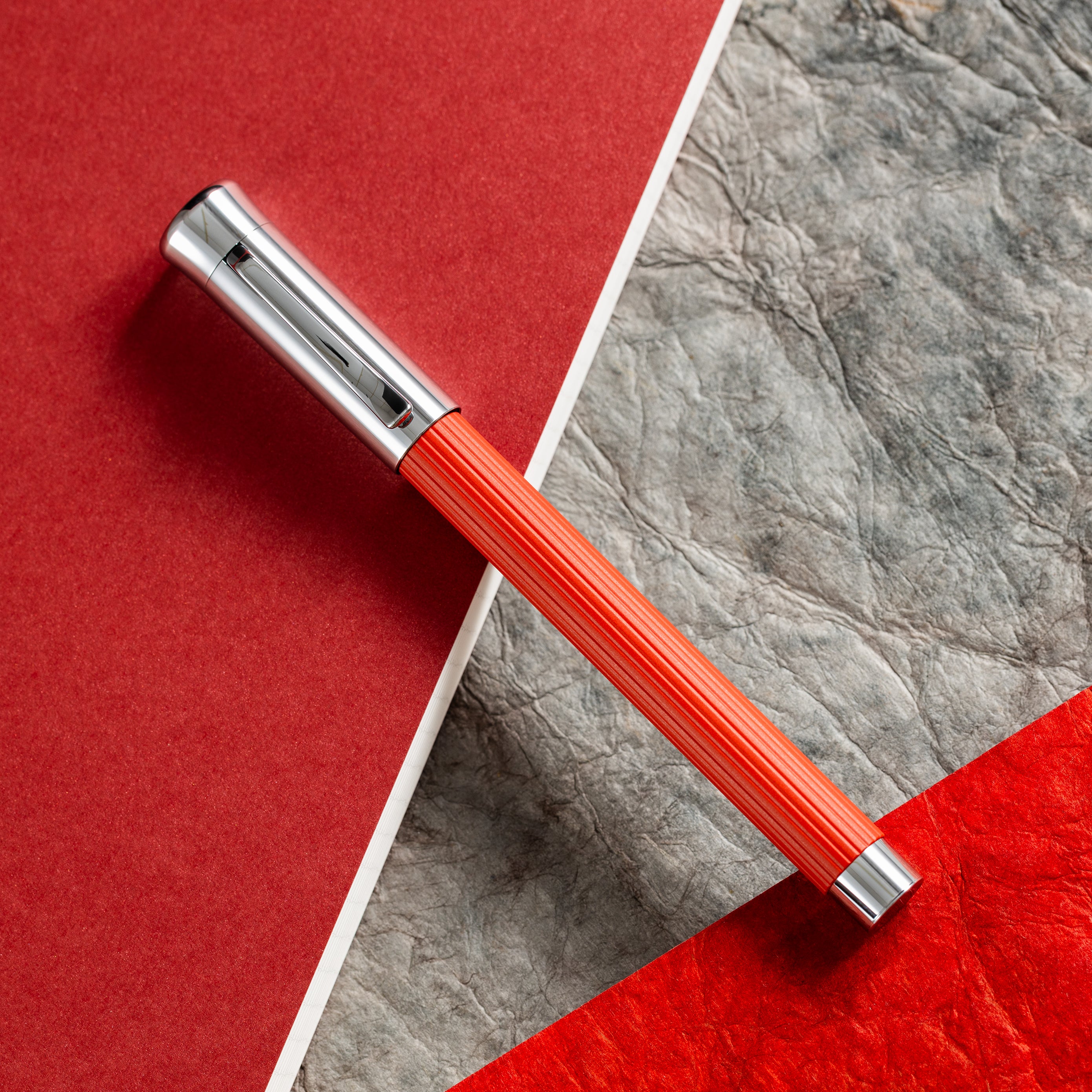 Graf Von Faber-Castell Tamitio Fountain Pen - India Red - Pen Boutique Ltd