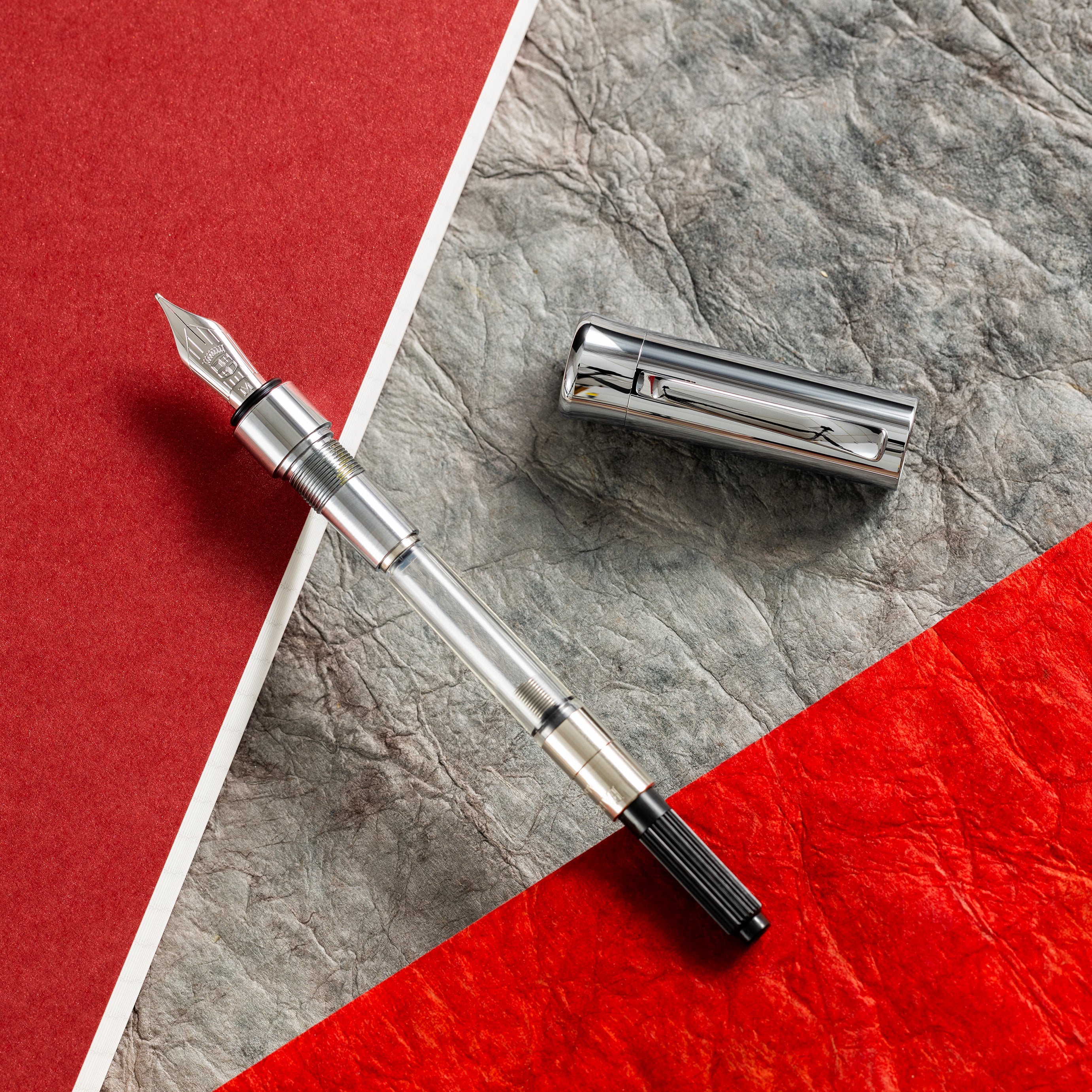 Graf Von Faber-Castell Tamitio Fountain Pen - India Red - Pen Boutique Ltd