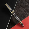 Sailor 1911L Fountain Pen - Realo Smoke Black - IP Gold Trim - 18K Gold Nib - Pen Boutique Ltd