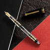 Sailor 1911L Fountain Pen - Realo Smoke Black - IP Gold Trim - 18K Gold Nib - Pen Boutique Ltd