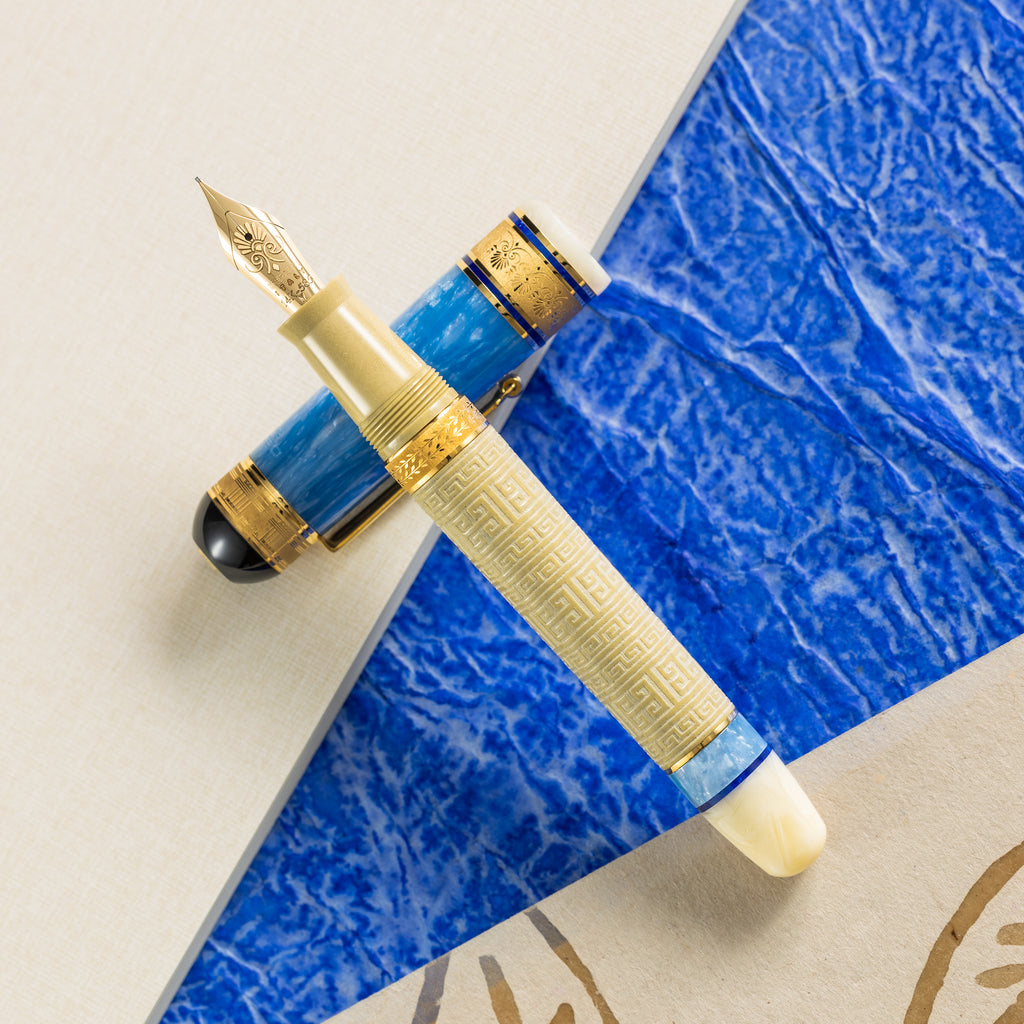 Delta Paestum Fountain Pen - 14K Nib (Limited Edition) - Pen Boutique Ltd