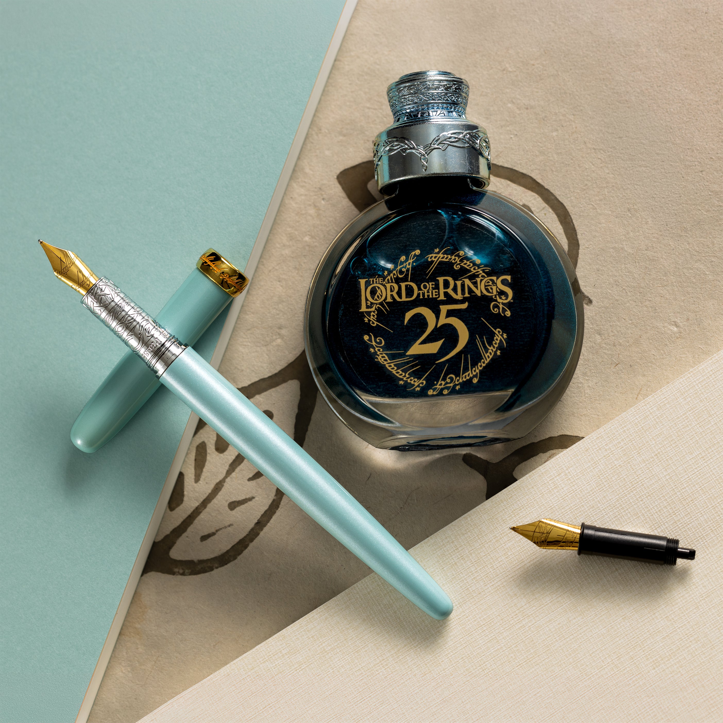 Ferris Wheel Press x Lord of The Rings Bijou Fountain Pen & Ink Set - Galadriel Bijou - Pen Boutique Ltd