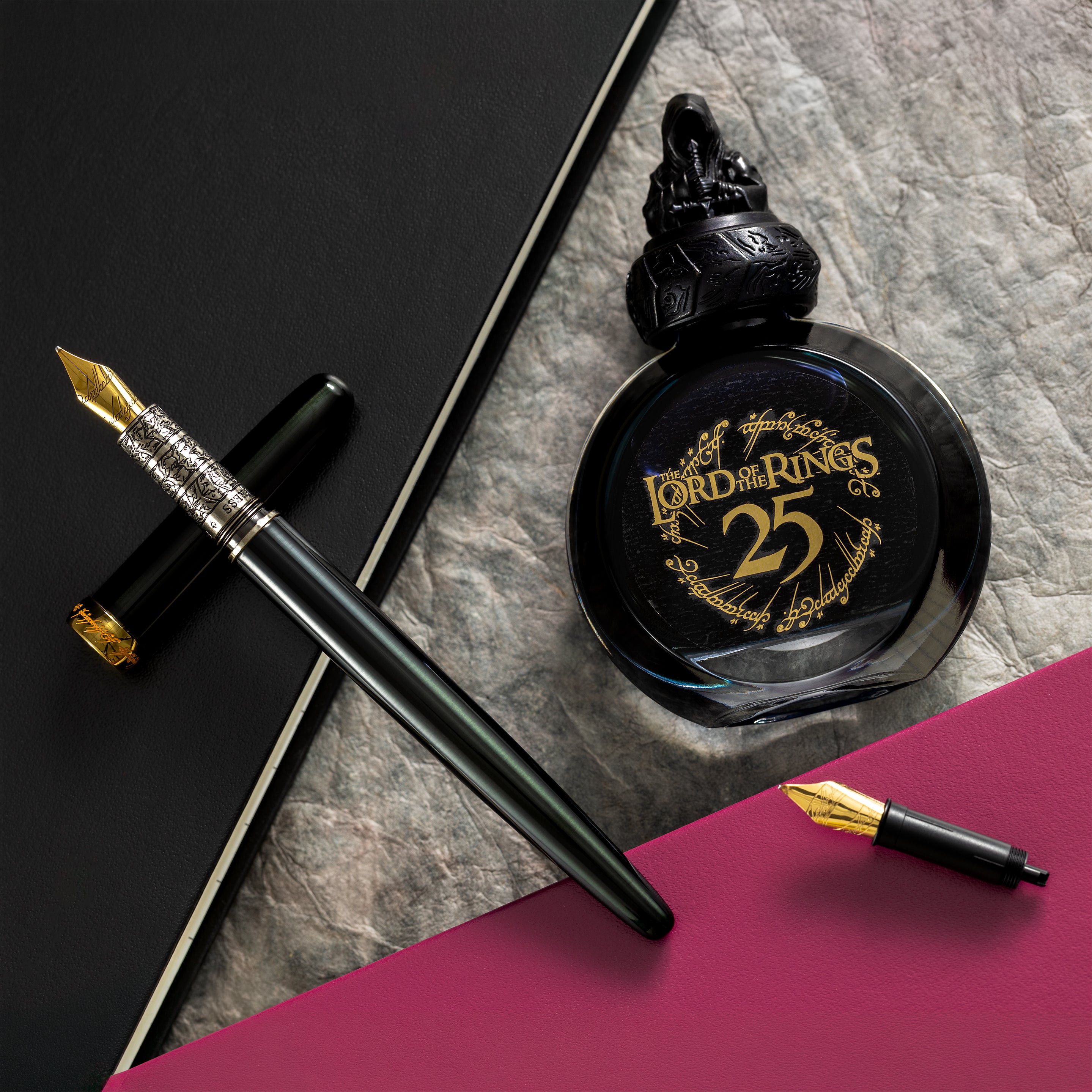 Ferris Wheel Press x Lord of The Rings Bijou Fountain Pen & Ink Set -Nazgûl Bijou - Pen Boutique Ltd