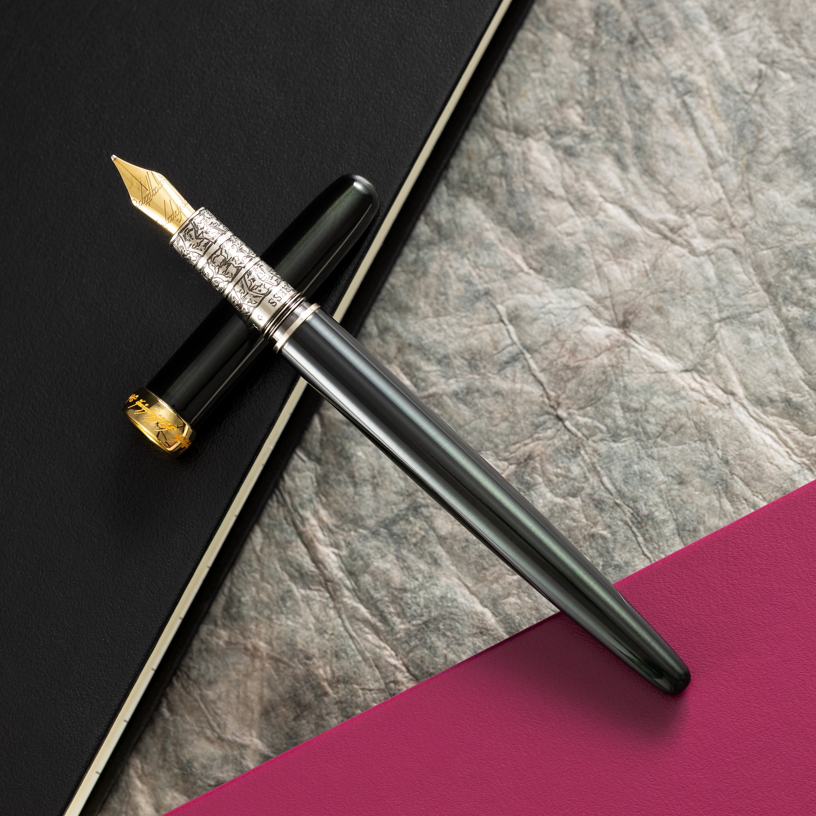 Ferris Wheel Press x Lord of The Rings Bijou Fountain Pen & Ink Set -Nazgûl Bijou - Pen Boutique Ltd