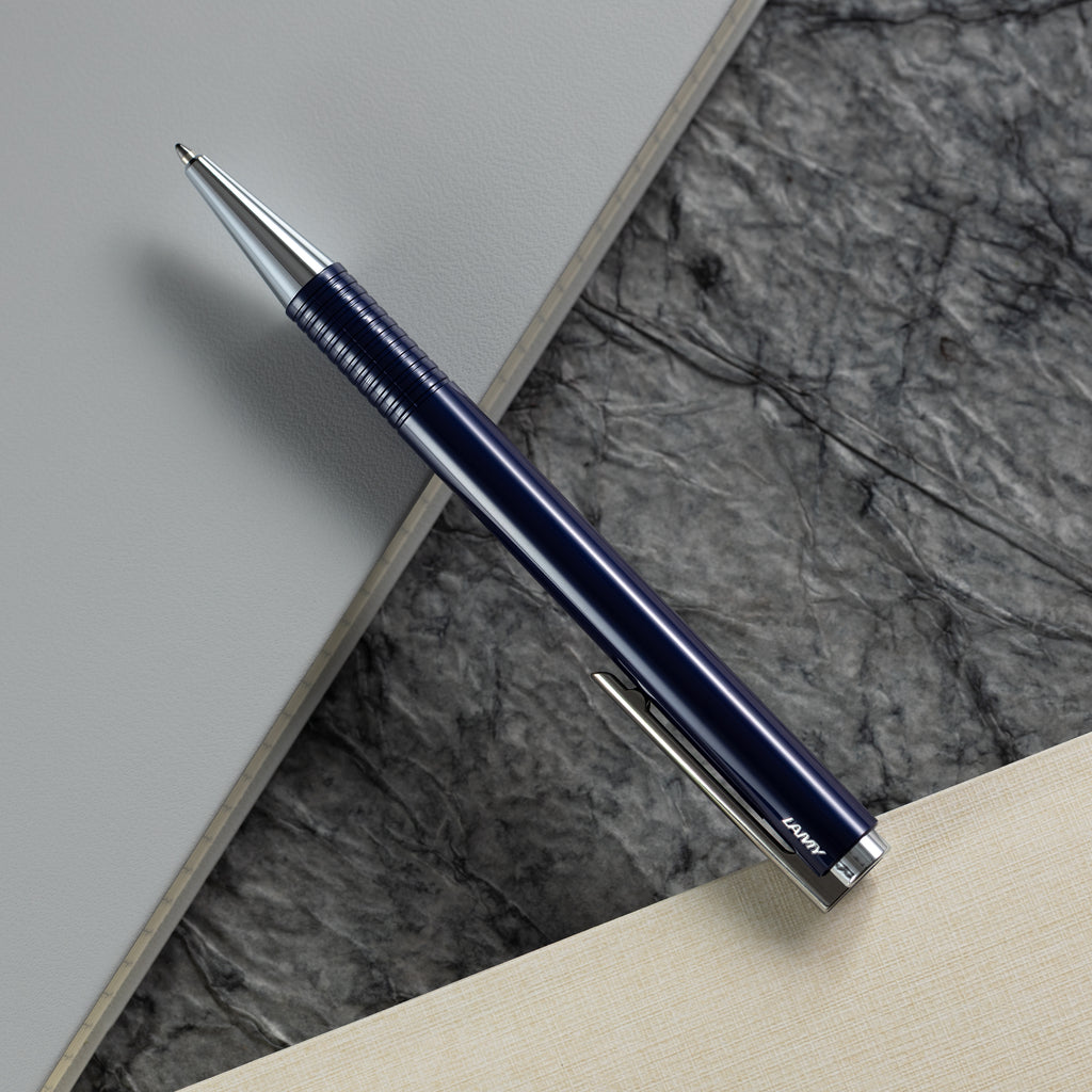 Lamy Logo M+ Ballpoint Pen - Dark Dusk - Special Edition - Pen Boutique Ltd