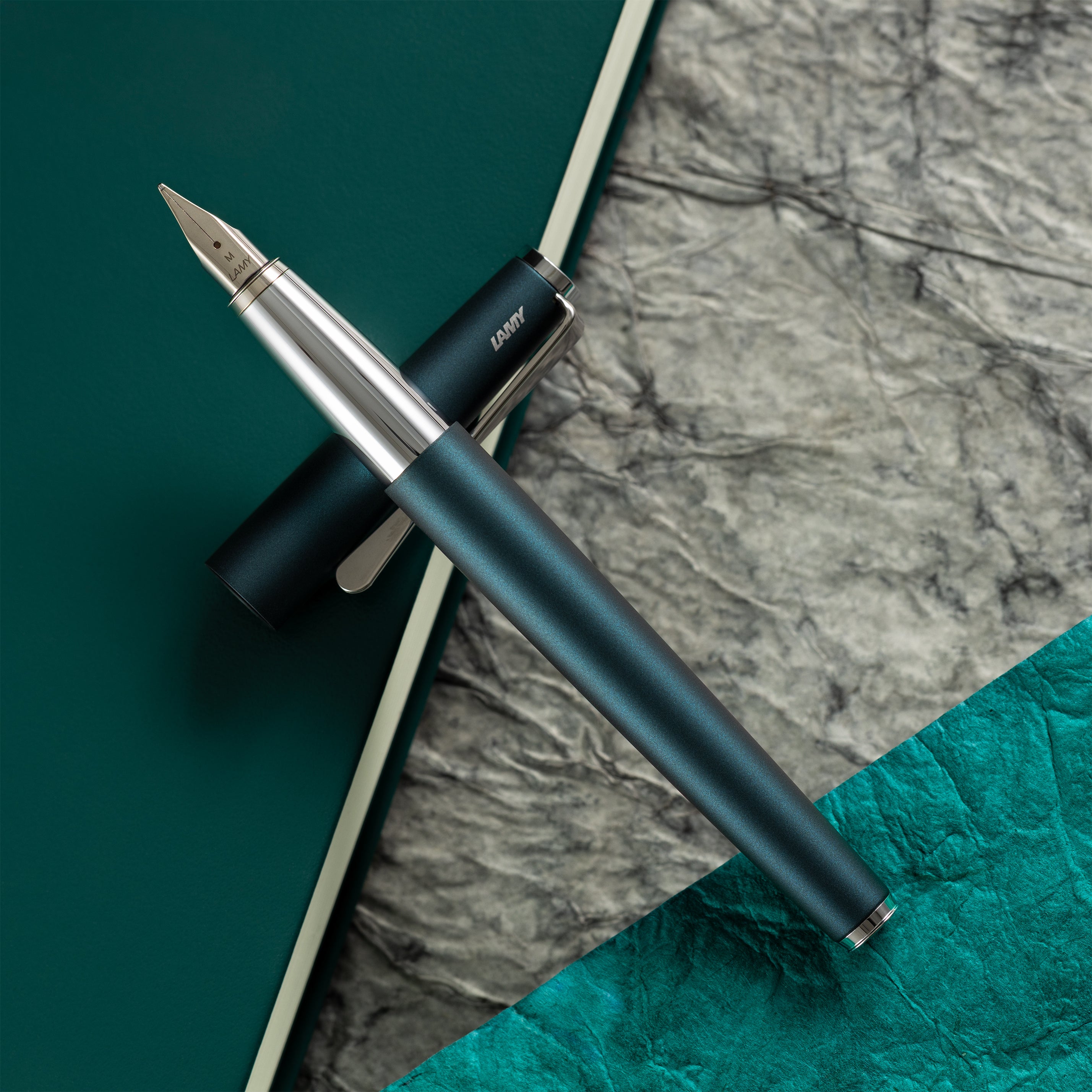 Lamy Studio Fountain Pen - Petrol (Special Edition)-Pen Boutique Ltd