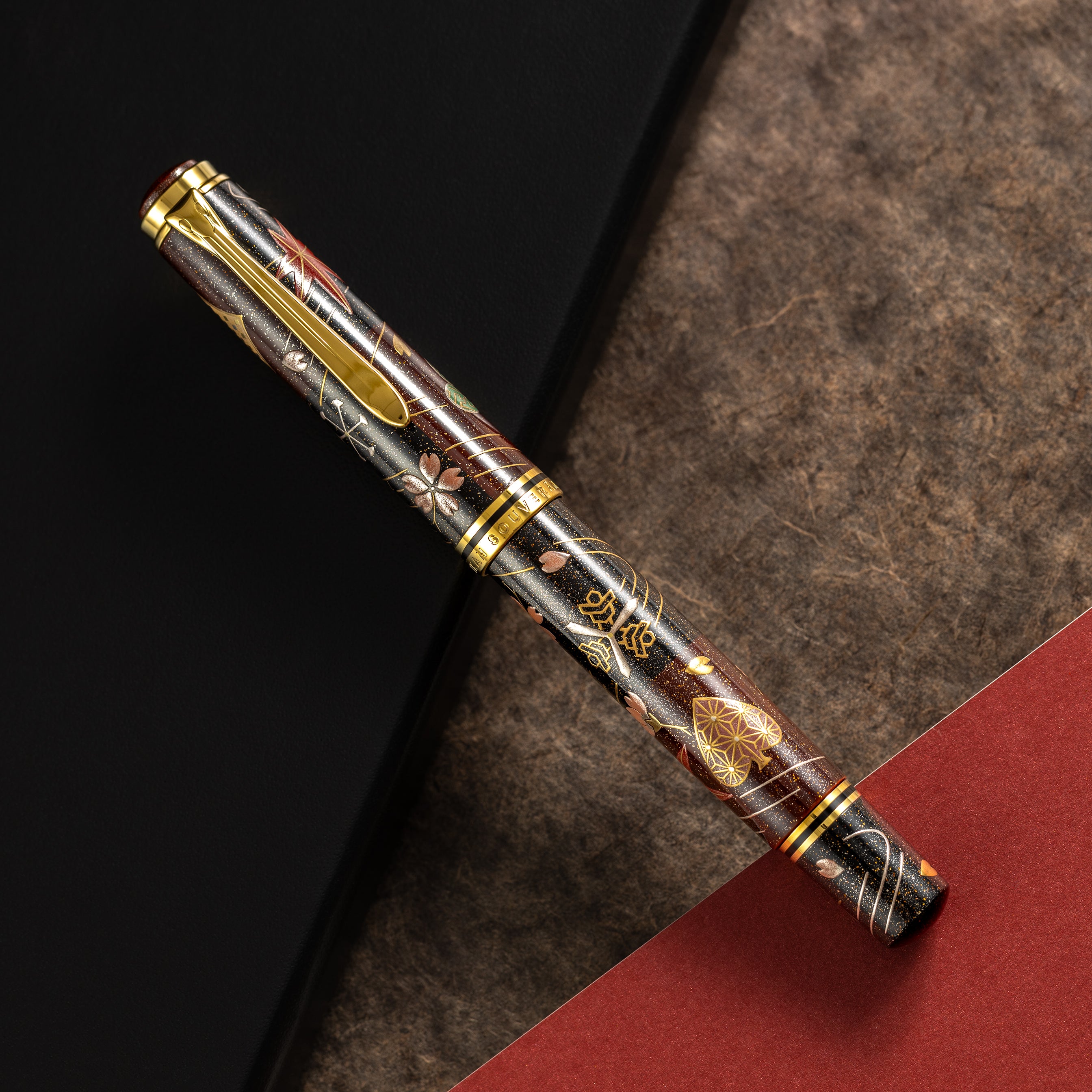 Pelikan Souveran M1000 Fountain Pen - Limited Edition - "Maki-e Four Seasons Lucky Charm"