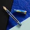 Maiora Limited Edition Fountain Pen - Agua de Mar (Sea Blue) - Gold Trim - 14K Gold Nib-Pen Boutique Ltd