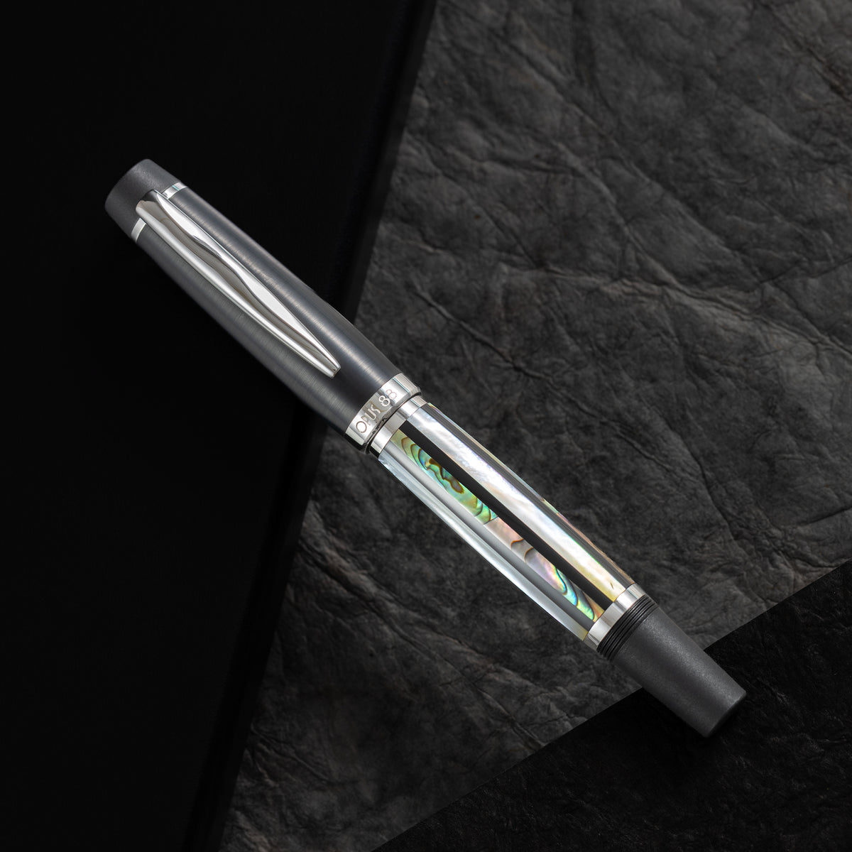 Opus 88 Fountain Pen - Stripe Shell - Pen Boutique Ltd