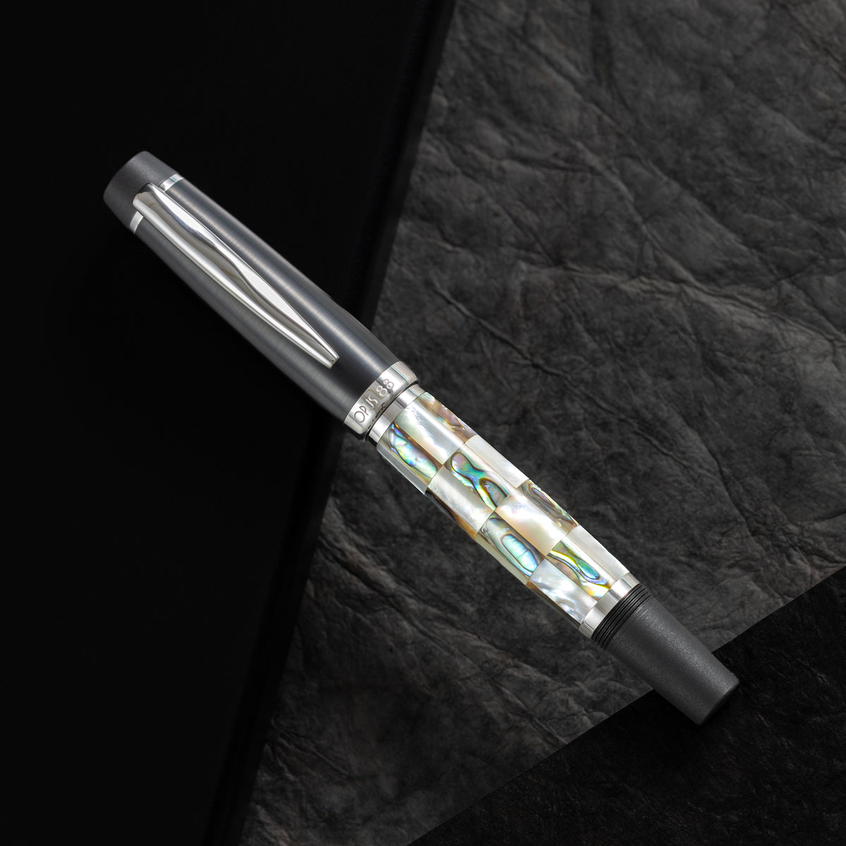 Opus 88 Fountain Pen - Check Shell - Pen Boutique Ltd