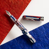 Conklin Mark Twain Crescent Fountain Pen - Limited Edition - USA 250 - Chrome Trim - Pen Boutique Ltd