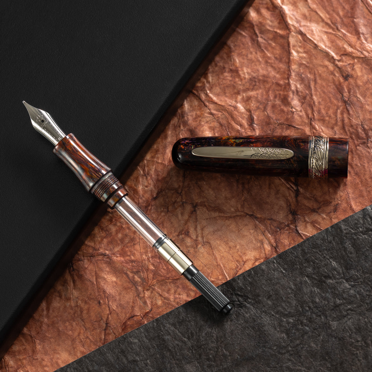 Stipula Etruria Fountain Pen - Dragon Scales (Limited Edition) - Pen Boutique Ltd